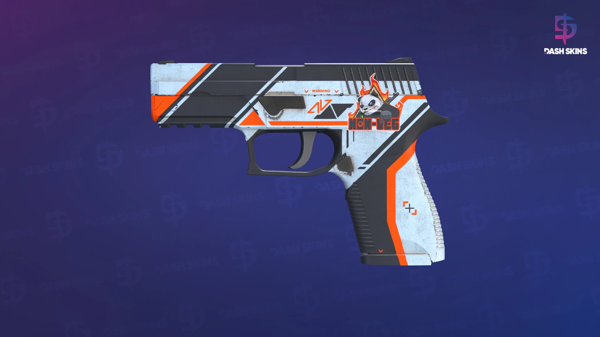 P250 | Asiimov (Well-Worn) Screenshot Playside
