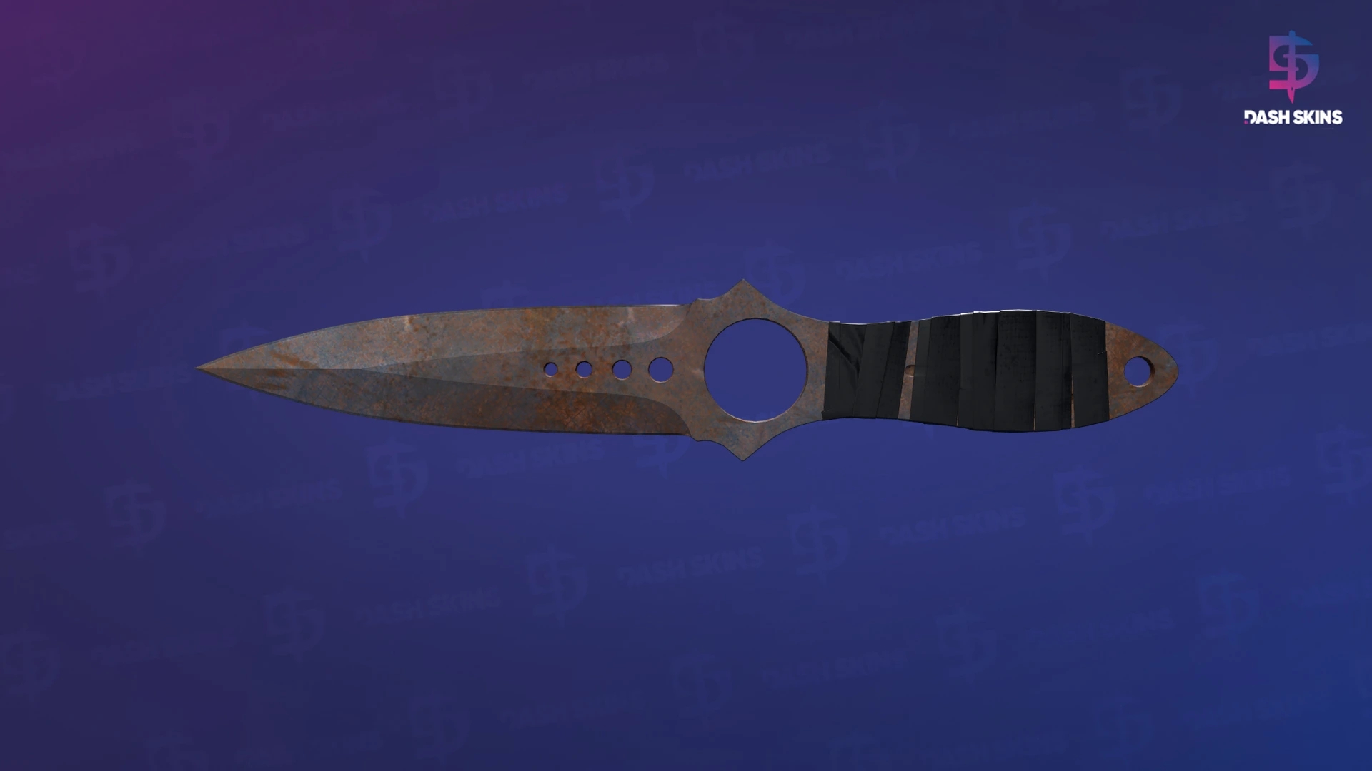 ★ Skeleton Knife | Rust Coat (Battle-Scarred) Screenshot Playside