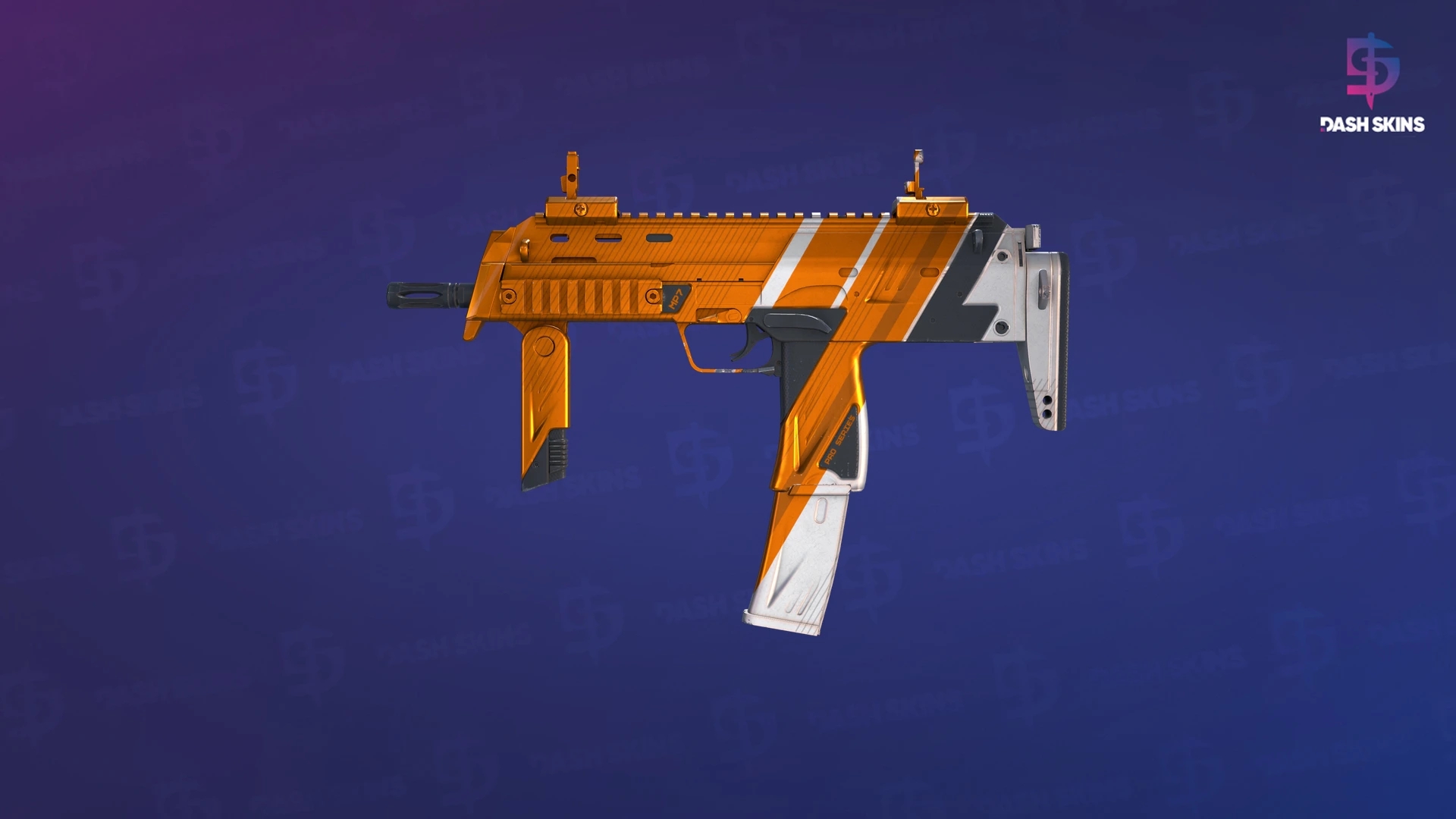 MP7 | Amberline (Minimal Wear) Screenshot Playside