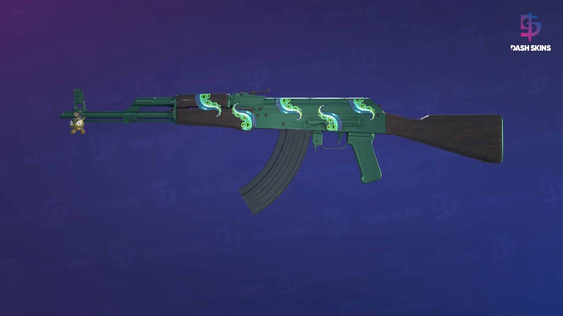 AK-47 | Wintergreen (Minimal Wear) Screenshot Playside