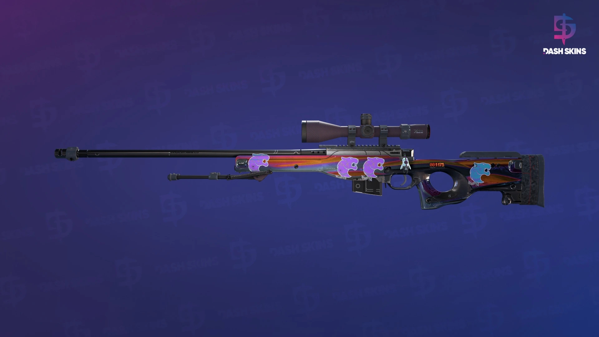 StatTrak™ AWP | Chrome Cannon (Field-Tested) Screenshot Playside