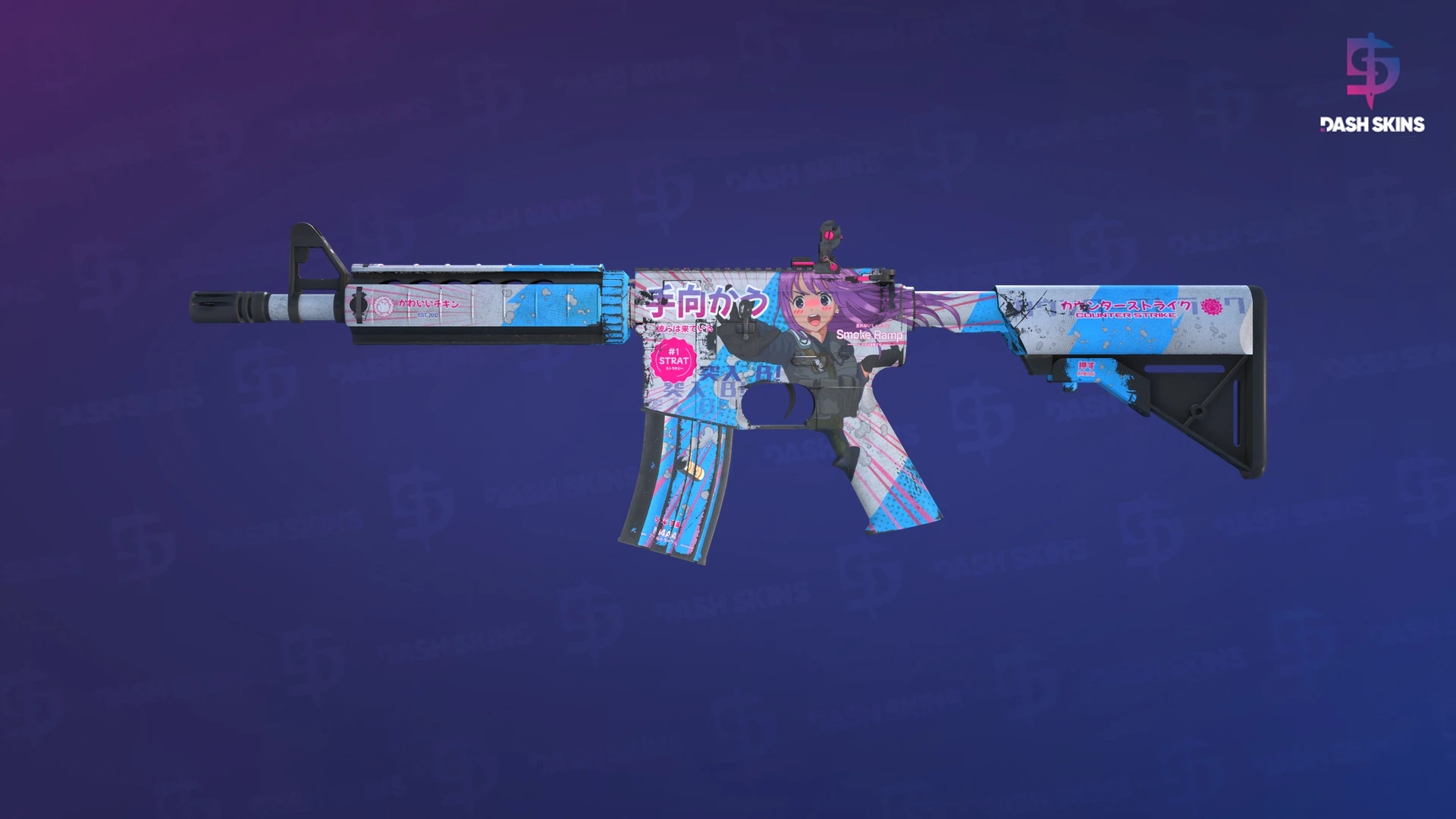 M4A4 | Temukau (Field-Tested) Screenshot Playside