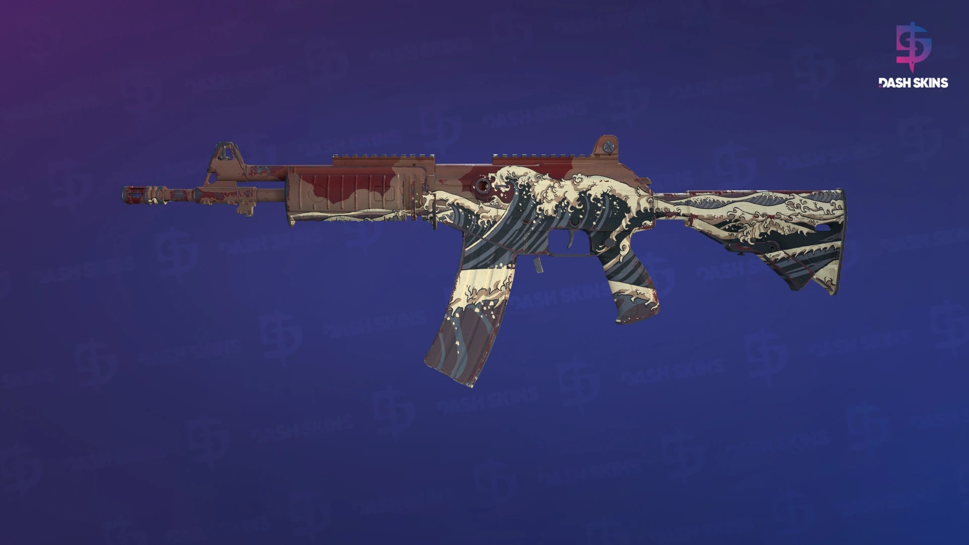 Galil AR | Crimson Tsunami (Minimal Wear) Screenshot Playside