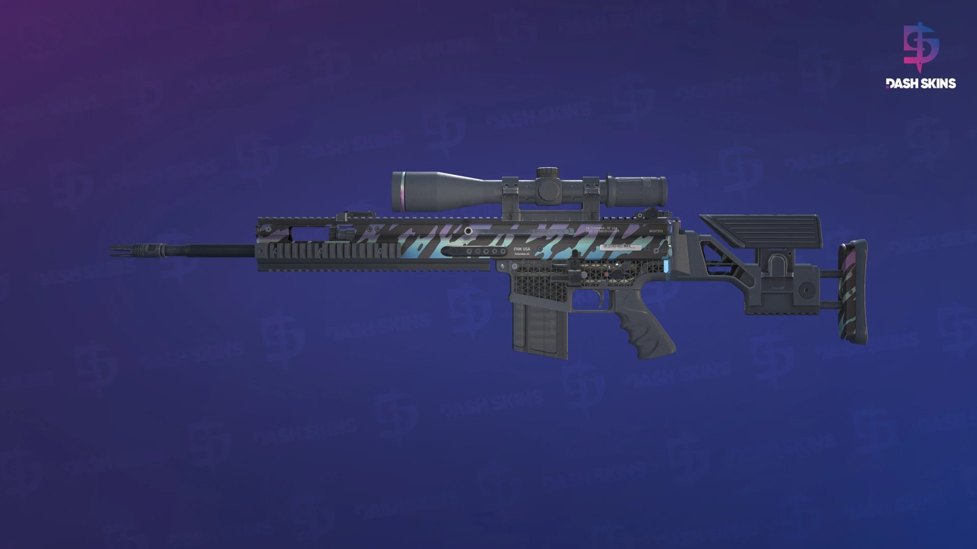 SCAR-20 | Caged (Minimal Wear) Screenshot Playside