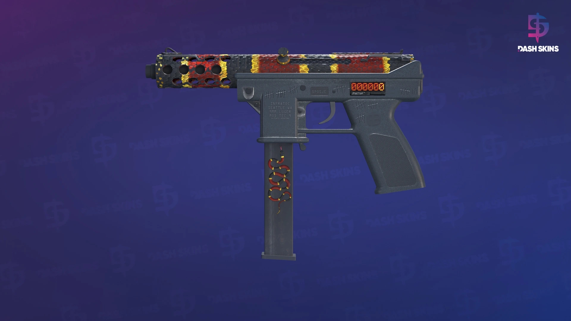 StatTrak™ Tec-9 | Snek-9 (Field-Tested) Screenshot Playside