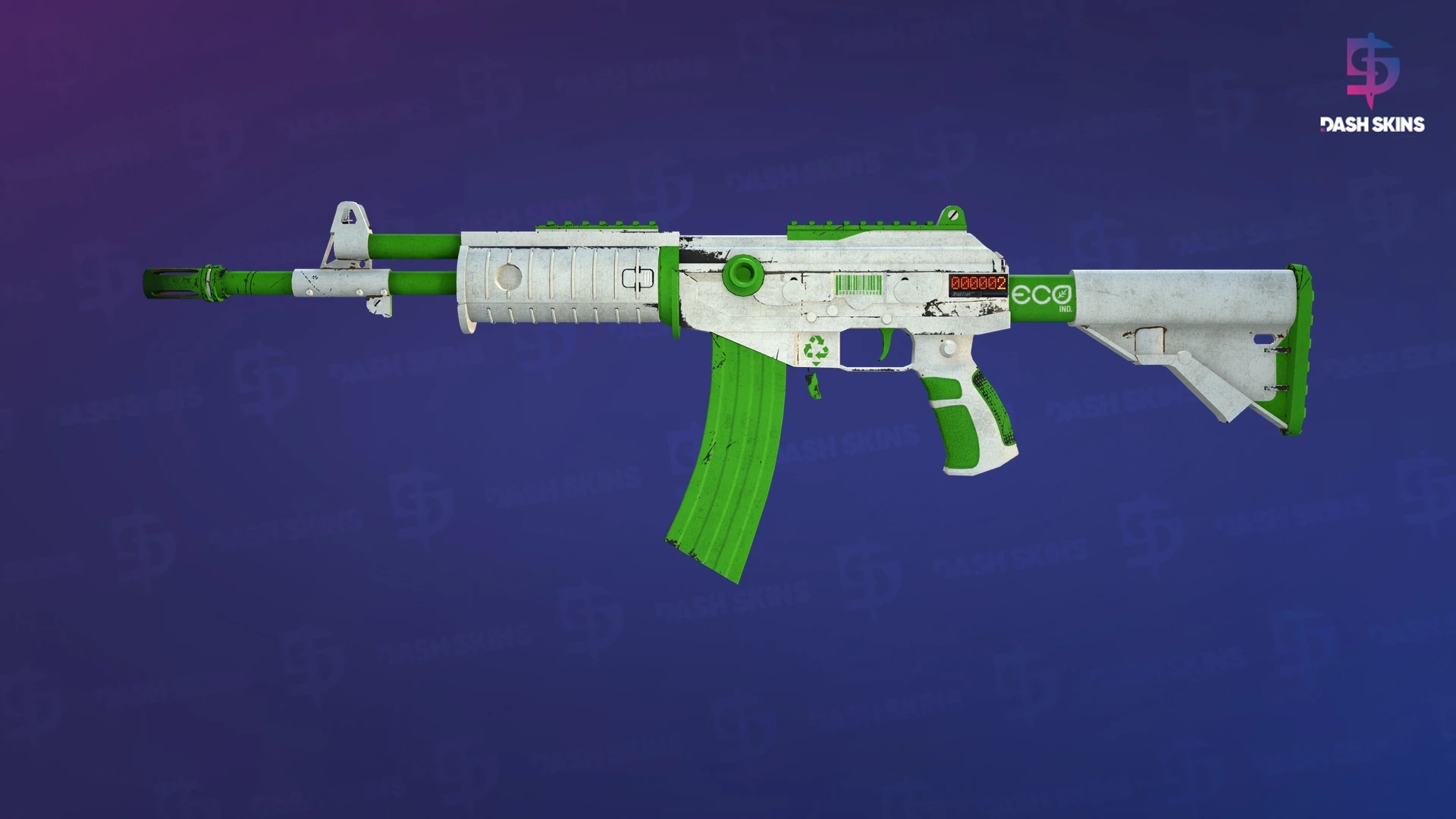 StatTrak™ Galil AR | Eco (Well-Worn) Screenshot Playside