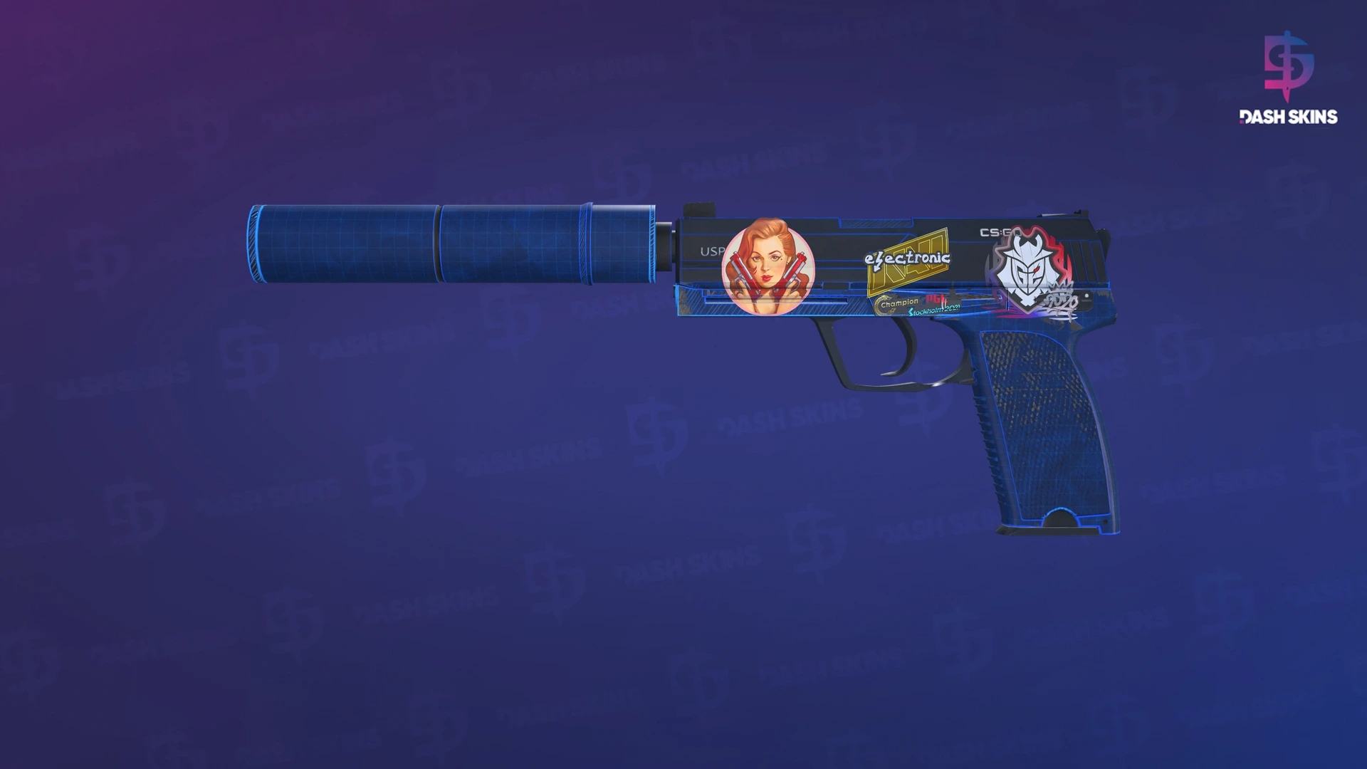 USP-S | Blueprint (Field-Tested) Screenshot Playside