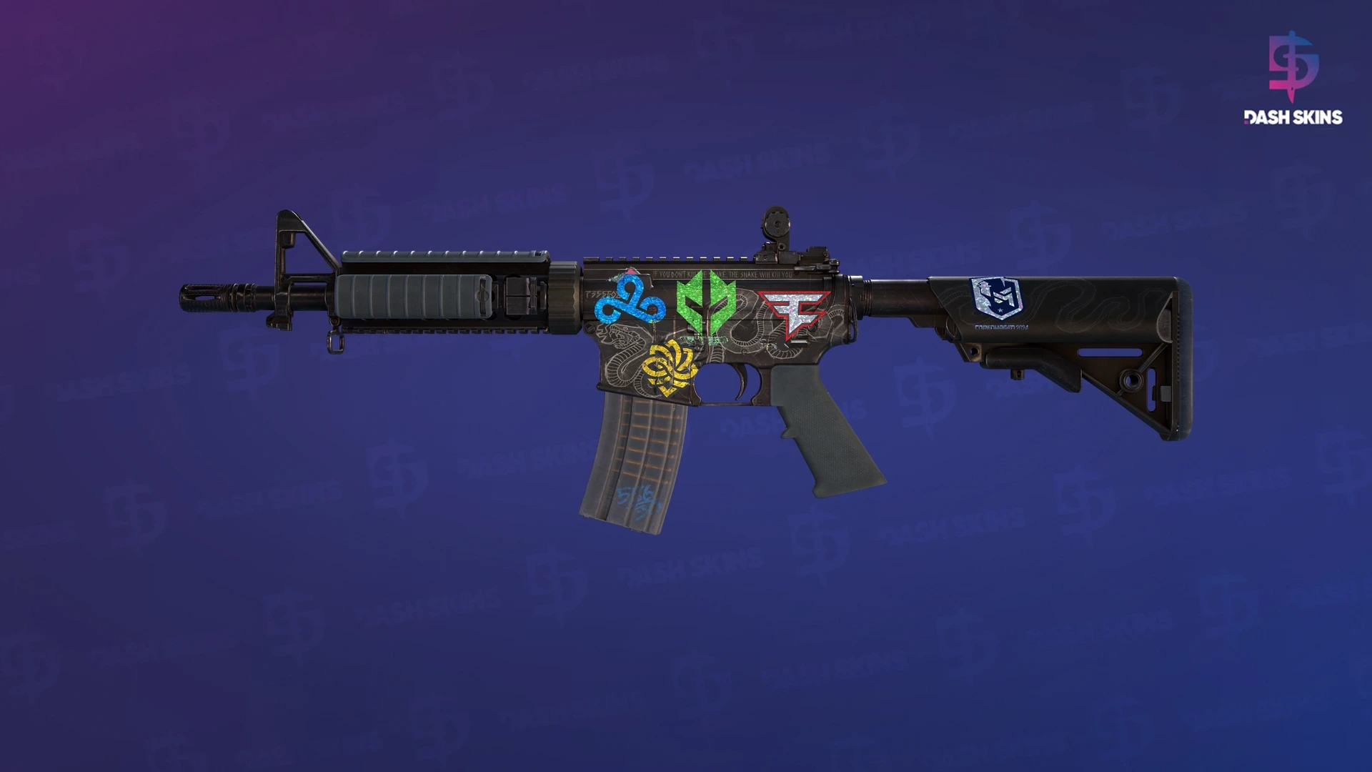M4A4 | Etch Lord (Well-Worn) Screenshot Playside