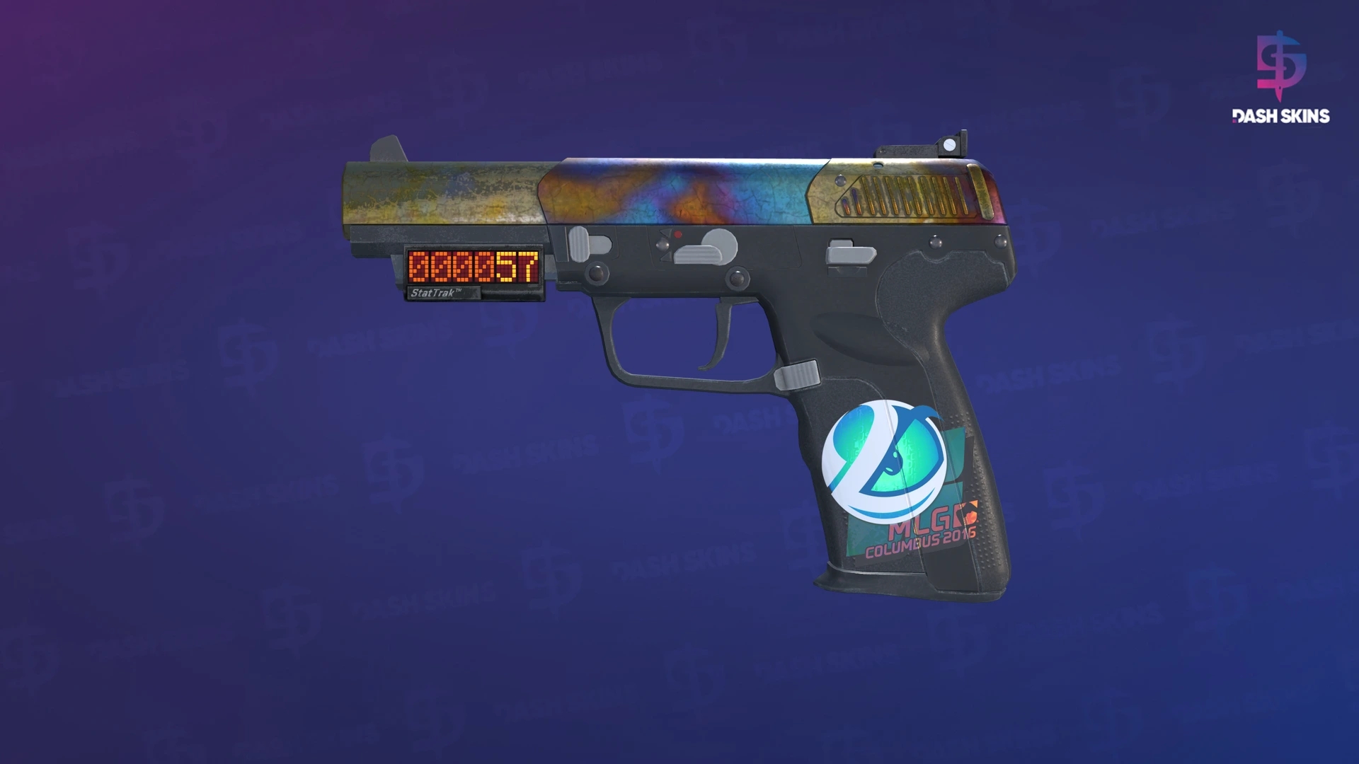 StatTrak™ Five-SeveN | Case Hardened (Battle-Scarred) Screenshot Playside