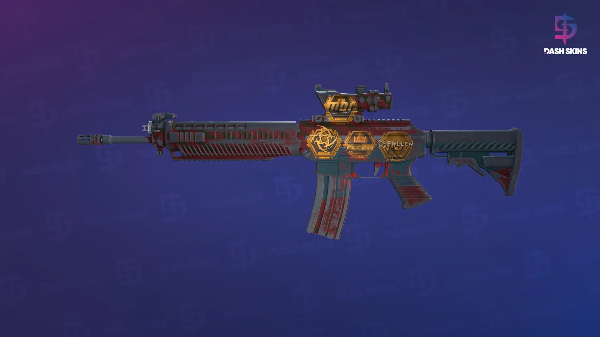 Souvenir SG 553 | Fallout Warning (Battle-Scarred) Screenshot Playside