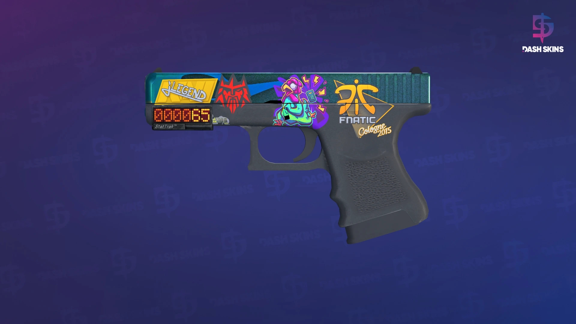 StatTrak™ Glock-18 | Bunsen Burner (Field-Tested) Screenshot Playside