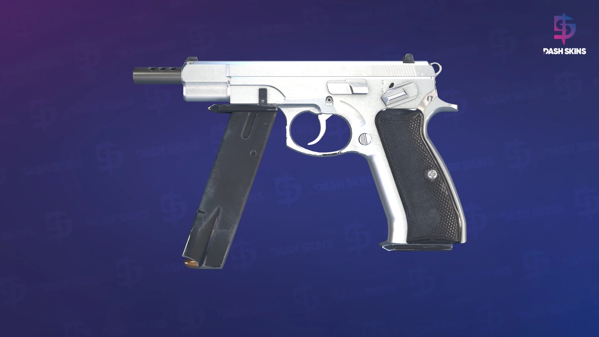 CZ75-Auto | Silver (Factory New) Screenshot Playside