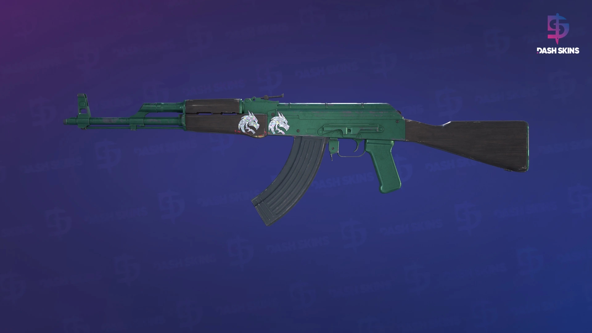 AK-47 | Wintergreen (Field-Tested) Screenshot Playside
