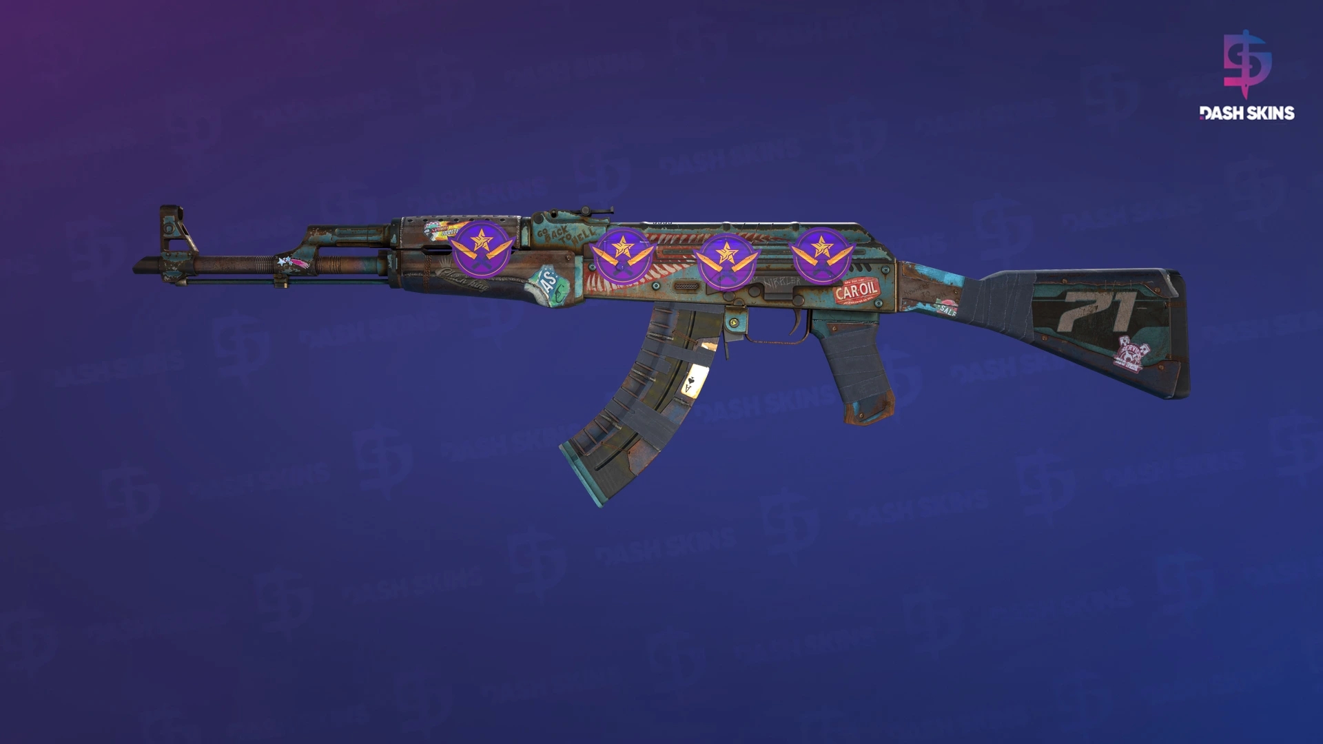 AK-47 | Rat Rod (Well-Worn) Screenshot Playside