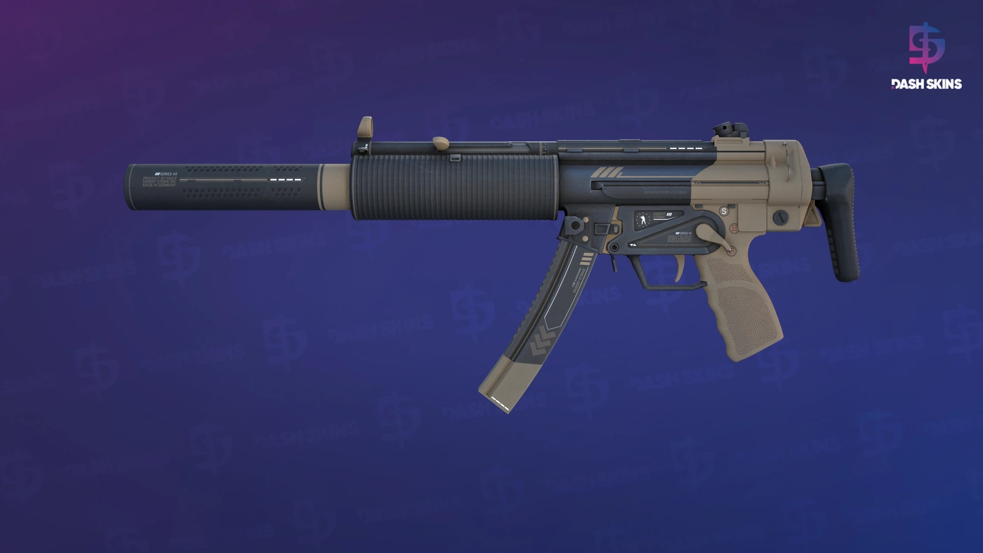MP5-SD | Desert Strike (Factory New) Screenshot Playside