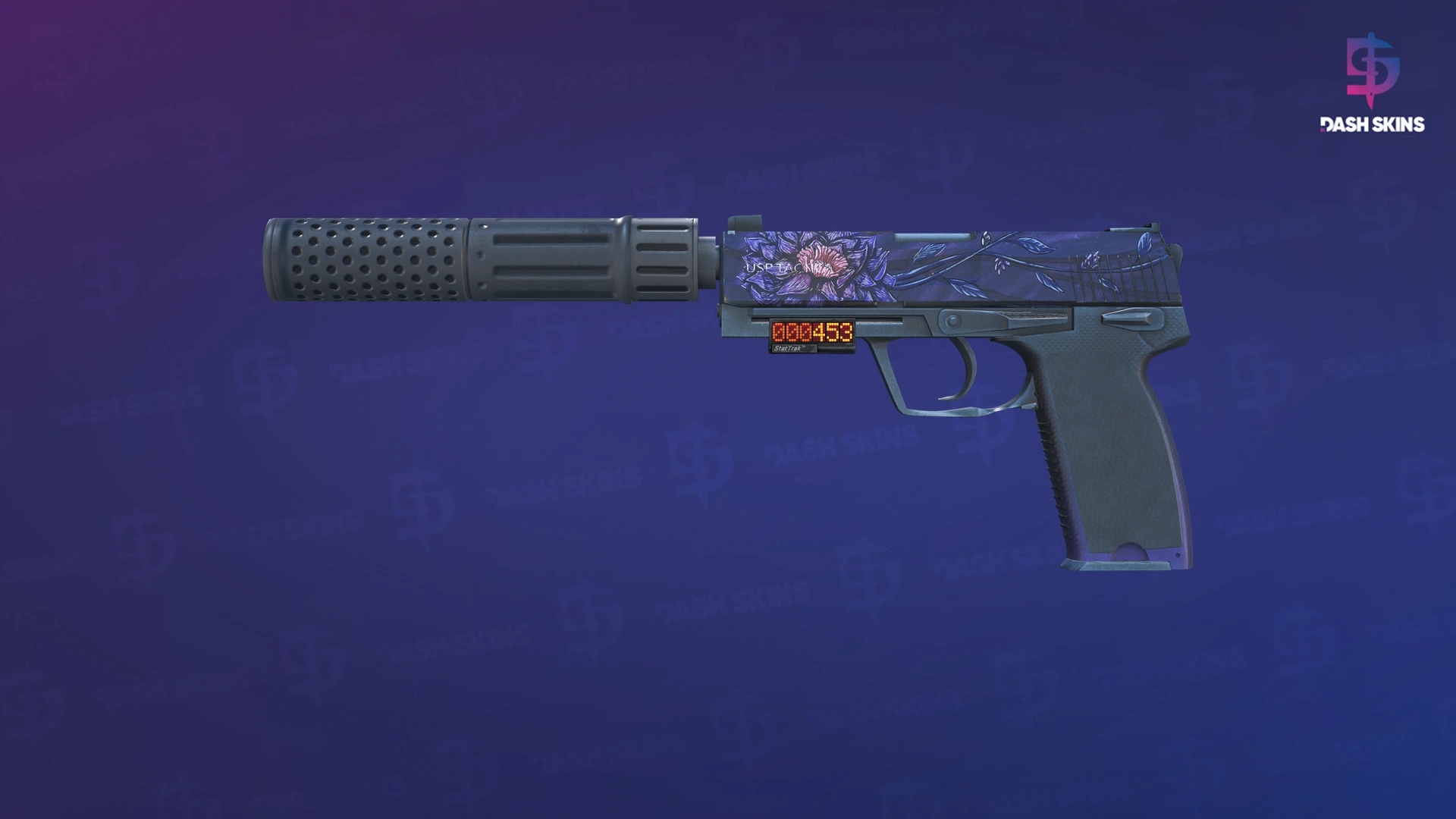 StatTrak™ USP-S | Black Lotus (Field-Tested) Screenshot Playside
