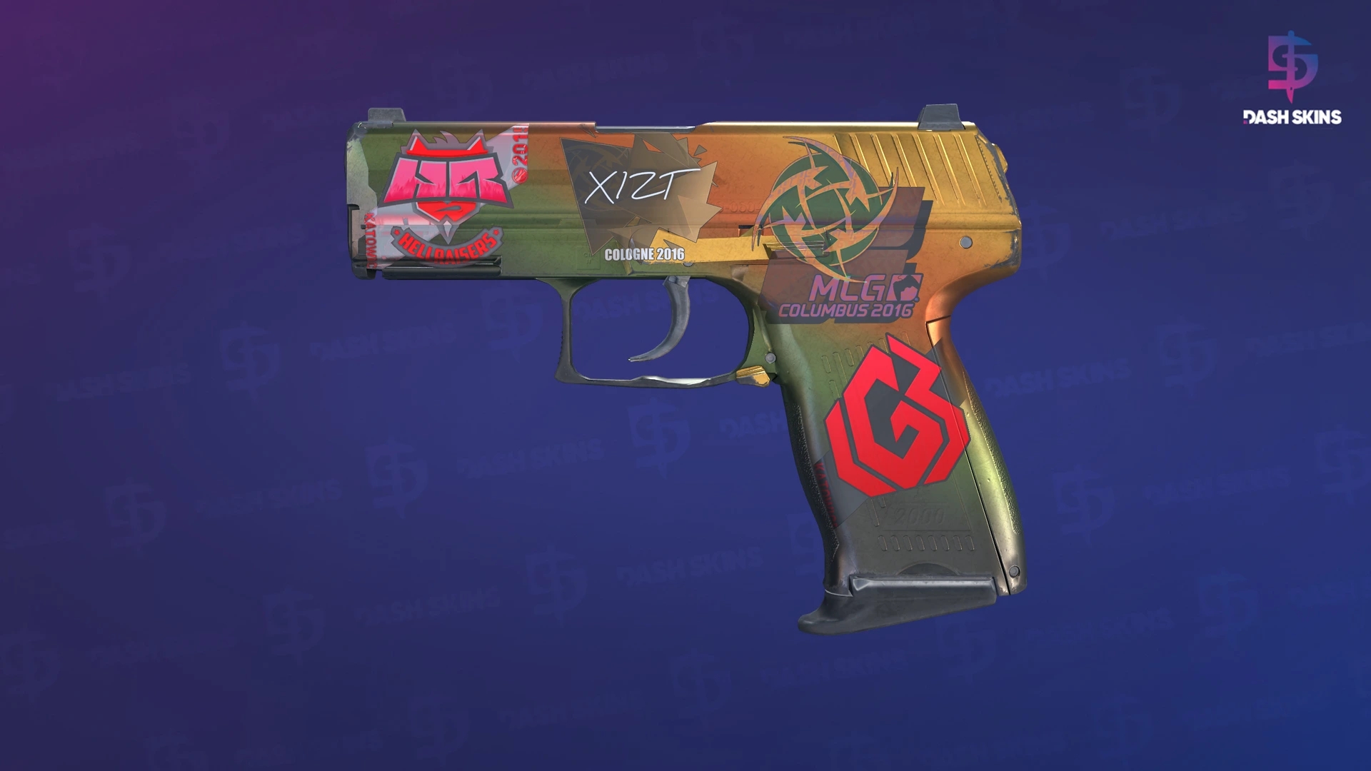 P2000 | Amber Fade (Field-Tested) Screenshot Playside