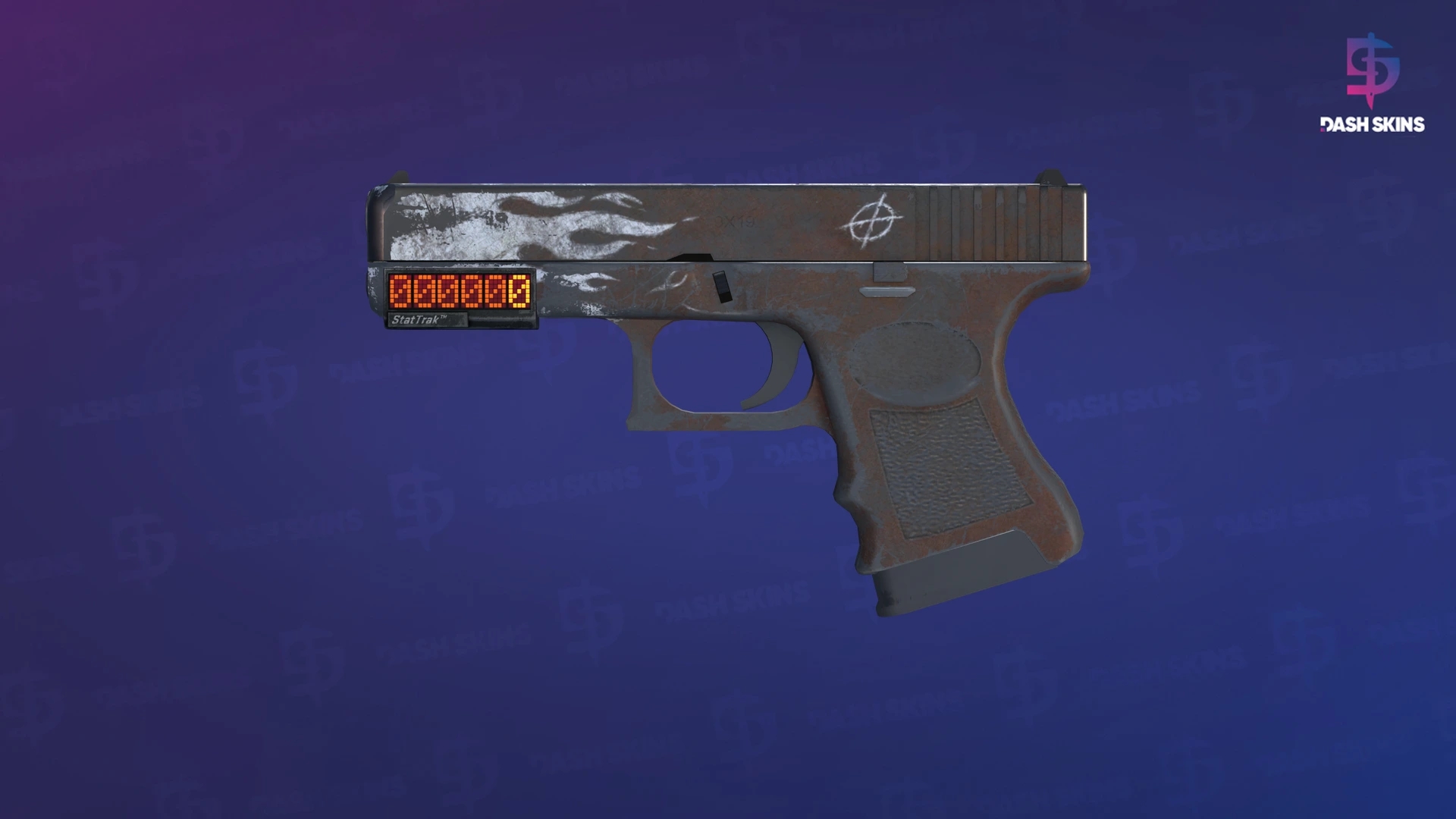 StatTrak™ Glock-18 | Oxide Blaze (Battle-Scarred) Screenshot Playside