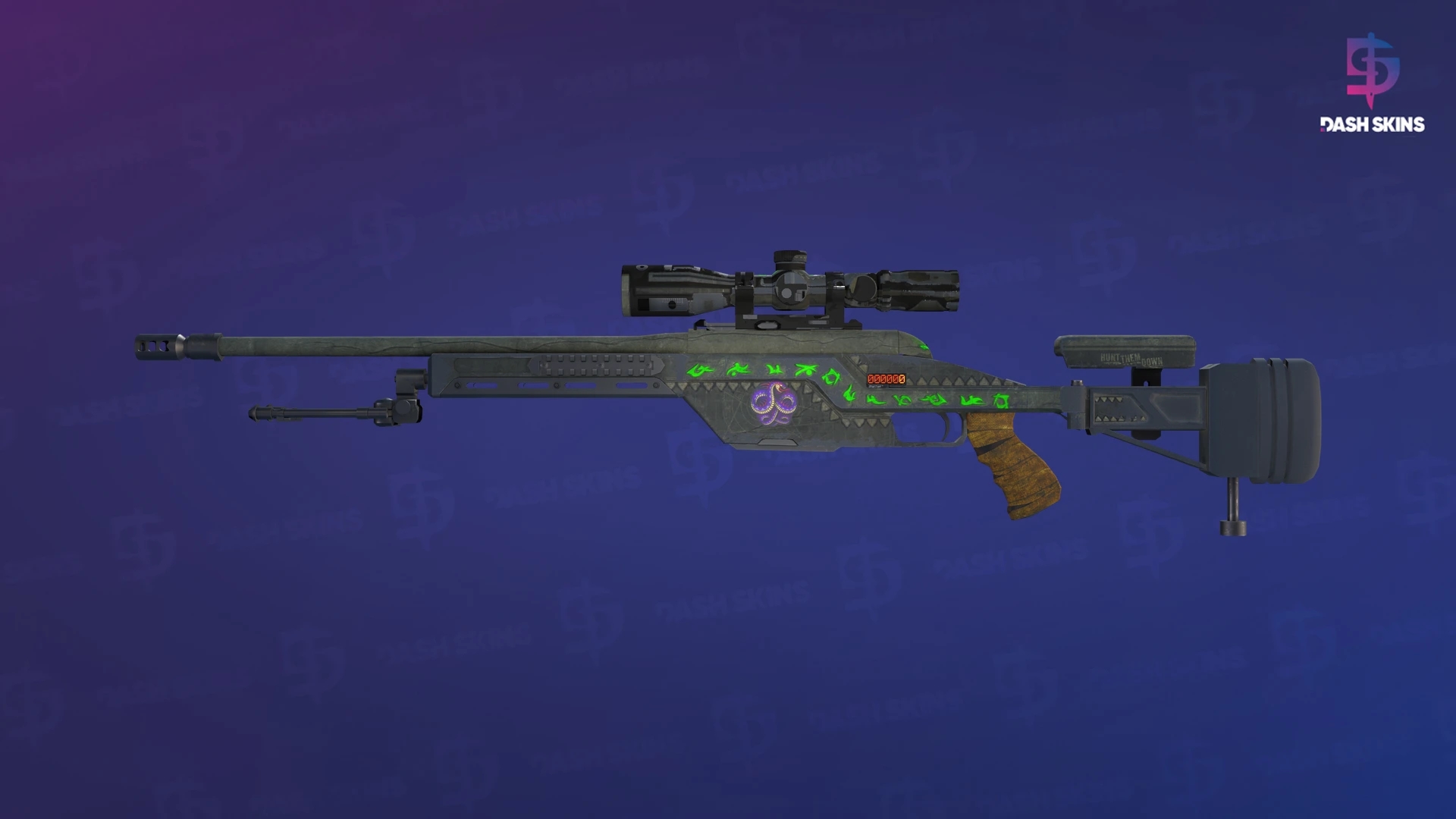 StatTrak™ SSG 08 | Necropos (Well-Worn) Screenshot Playside
