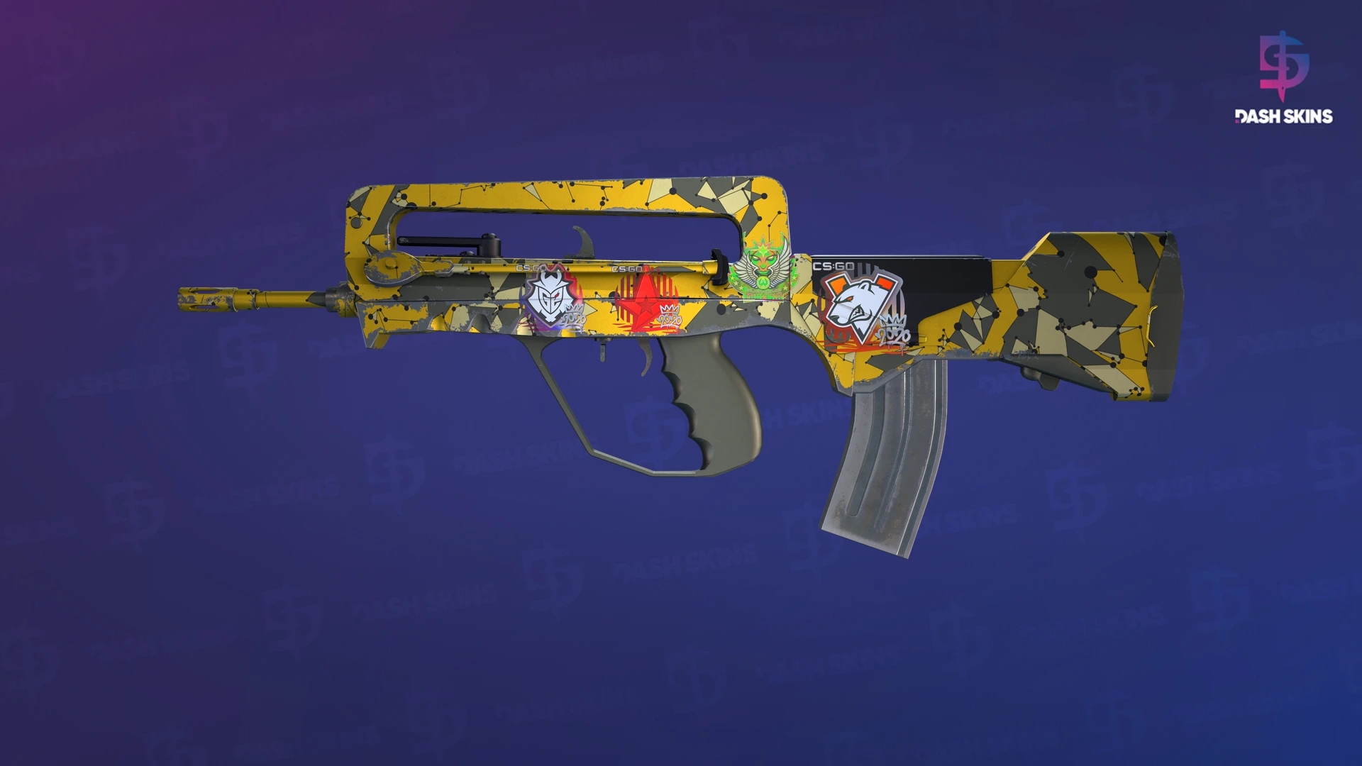 FAMAS | Neural Net (Minimal Wear) Screenshot Playside