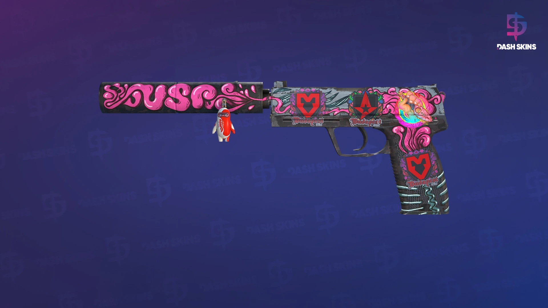 USP-S | Cortex (Well-Worn) Screenshot Playside