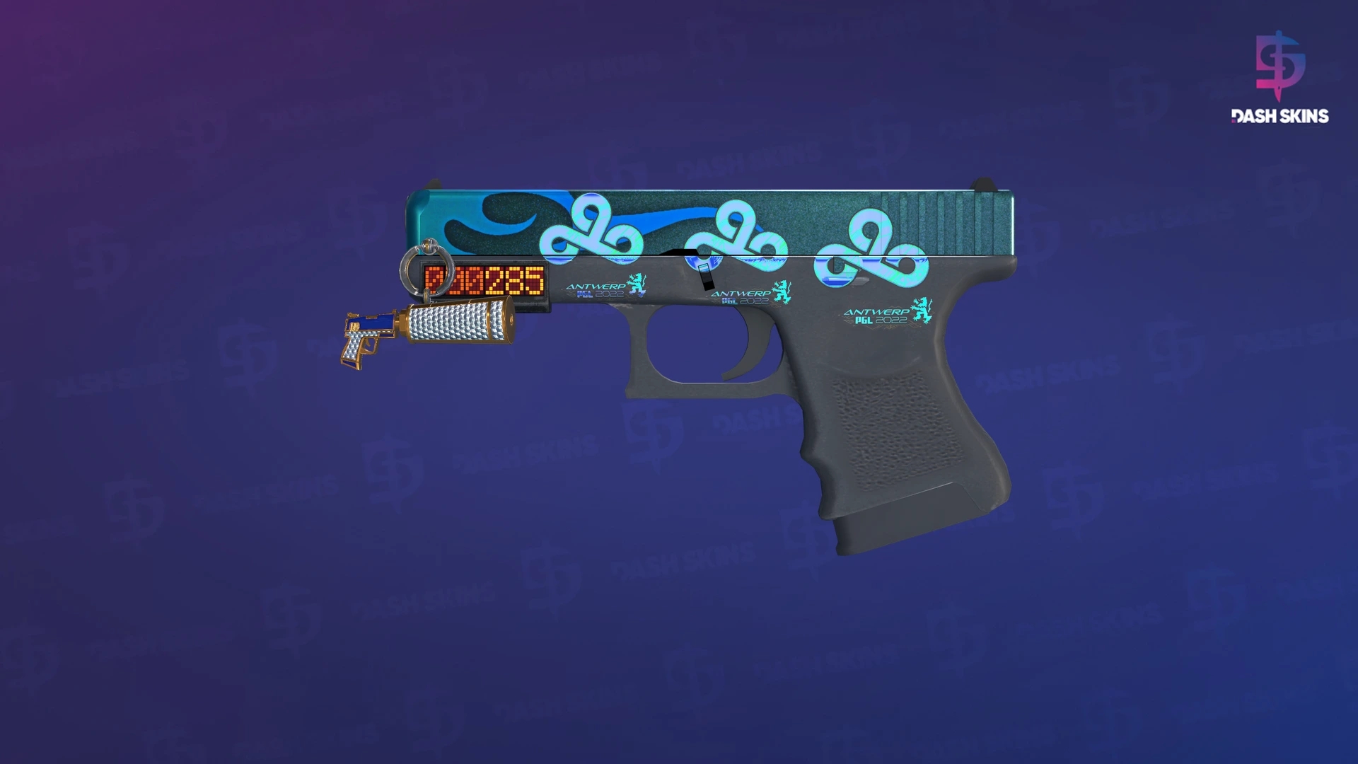 StatTrak™ Glock-18 | Bunsen Burner (Minimal Wear) Screenshot Playside