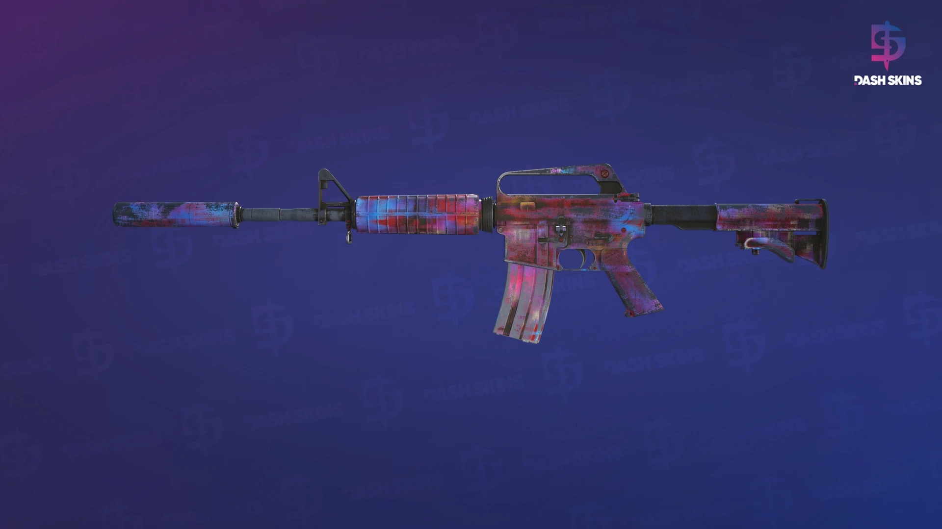 M4A1-S | Glitched Paint (Well-Worn) Screenshot Playside