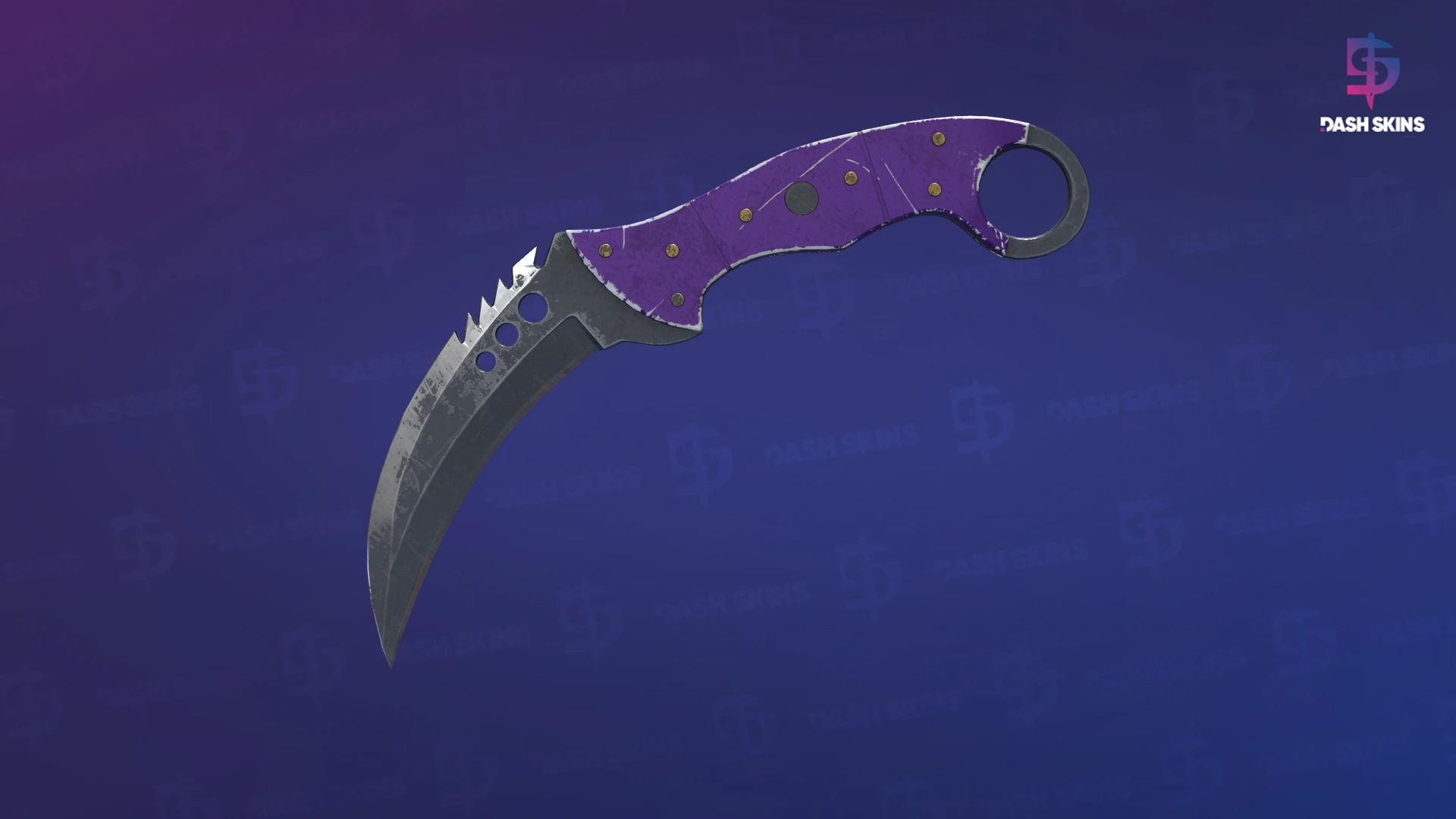 ★ Talon Knife | Ultraviolet (Battle-Scarred) Screenshot Playside