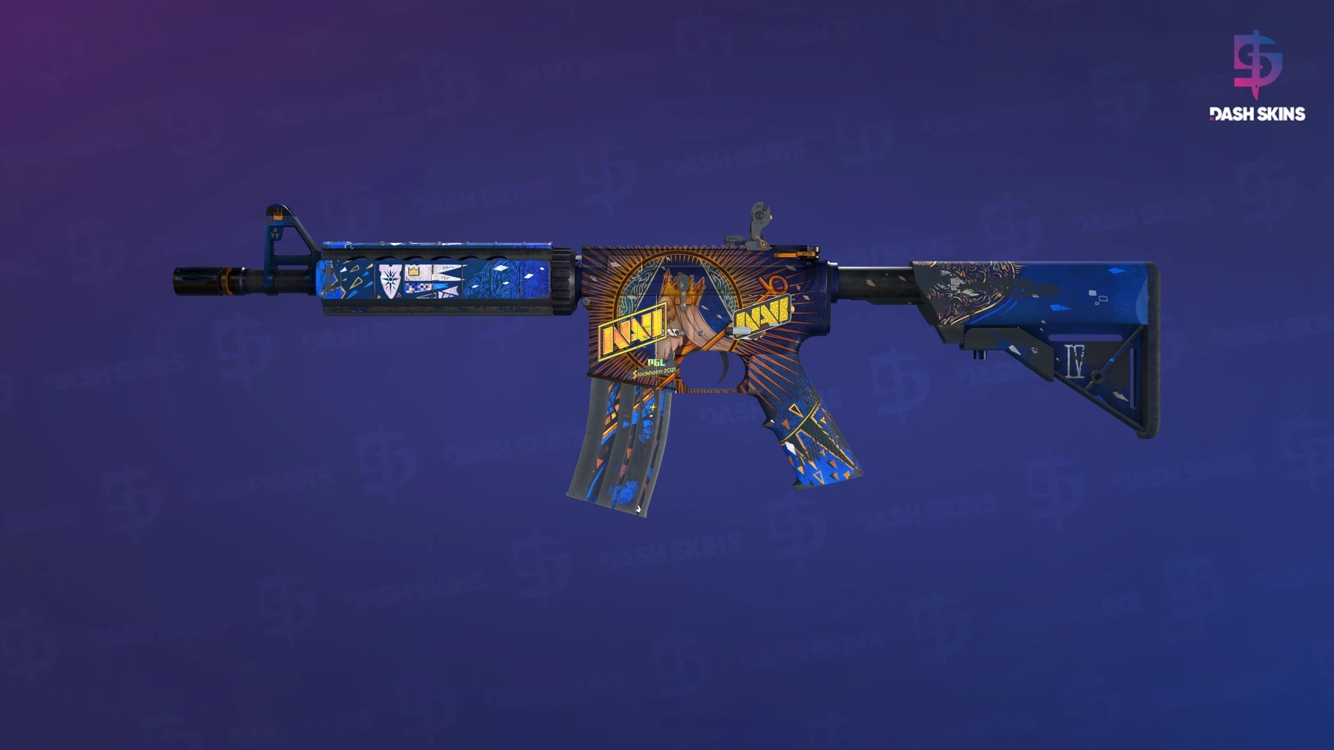 M4A4 | The Emperor (Battle-Scarred) Screenshot Playside