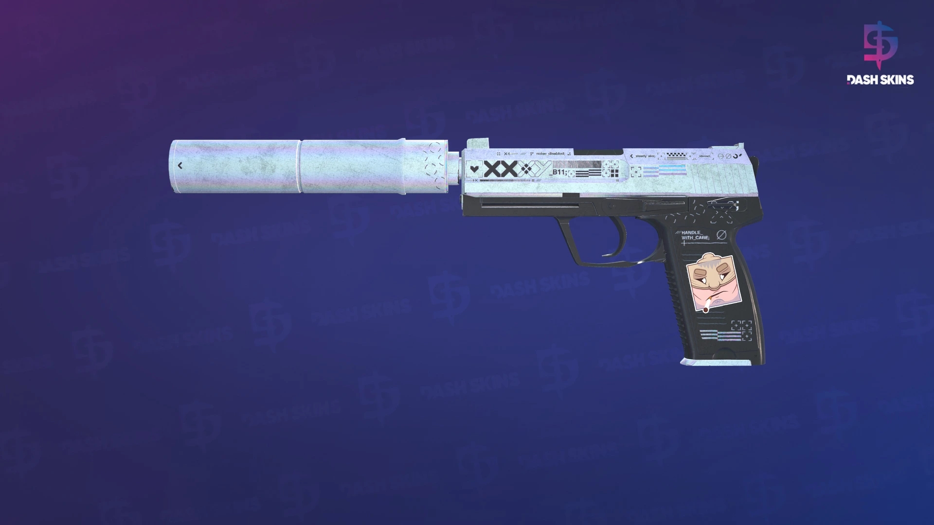 USP-S | Printstream (Battle-Scarred) Screenshot Playside