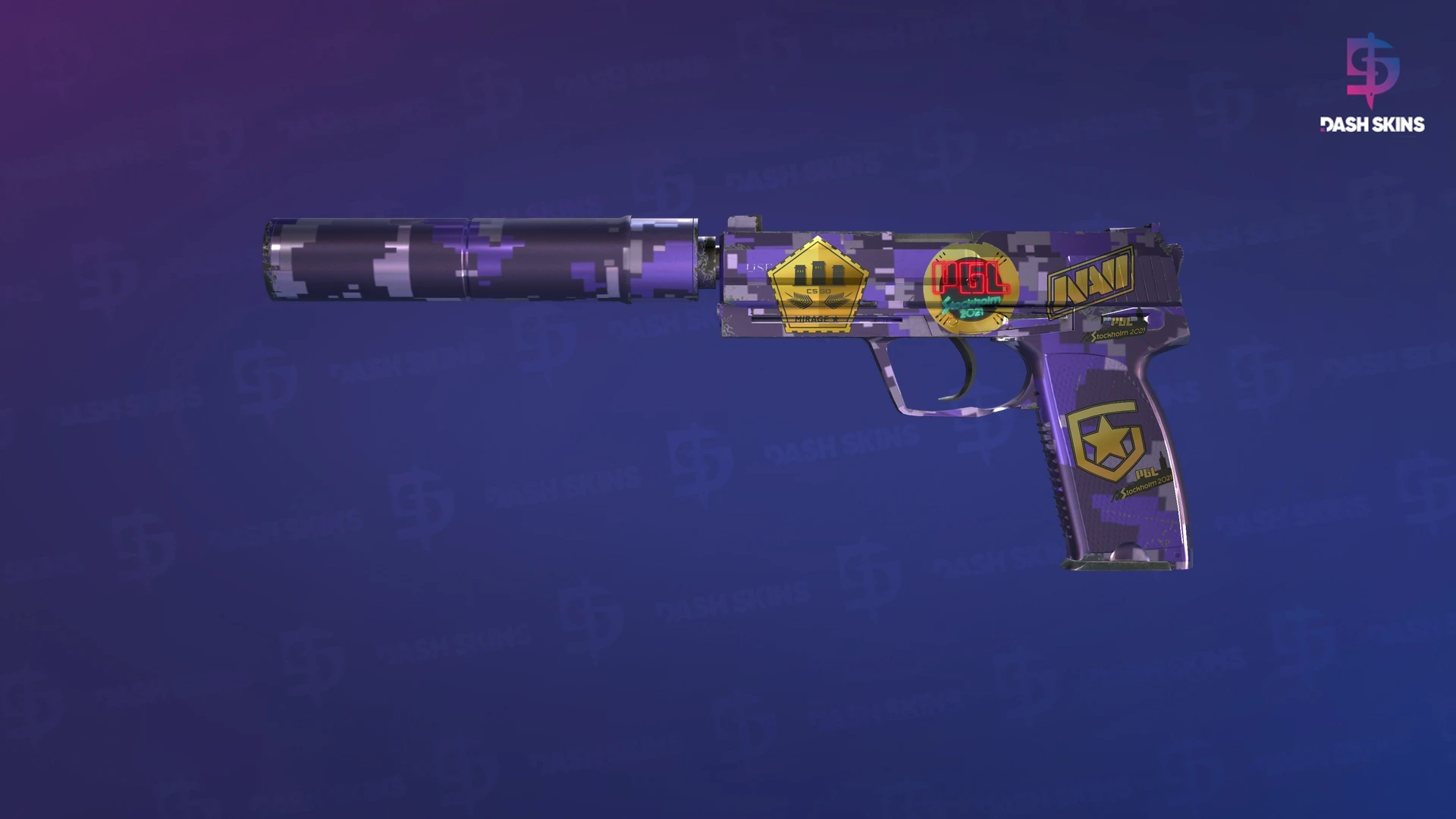 Souvenir USP-S | Purple DDPAT (Minimal Wear) Screenshot Playside