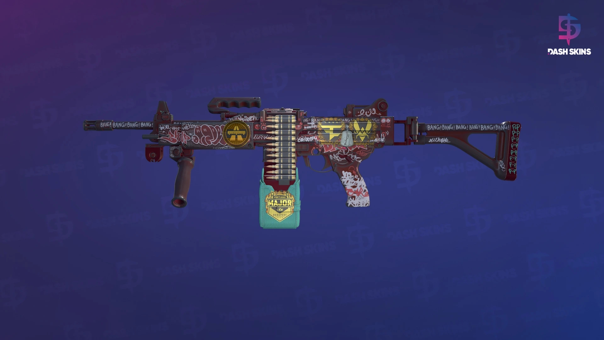 Souvenir Negev | Wall Bang (Factory New) Screenshot Playside