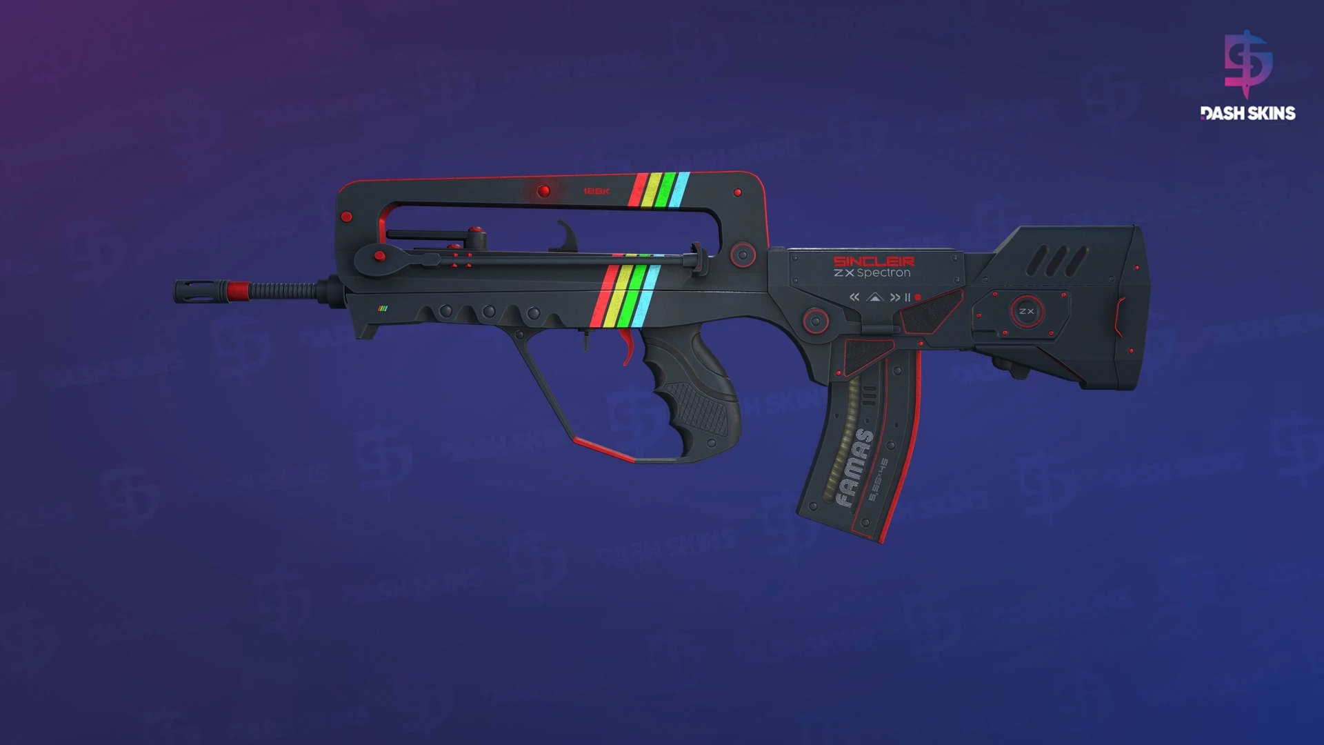 FAMAS | ZX Spectron (Battle-Scarred) Screenshot Playside