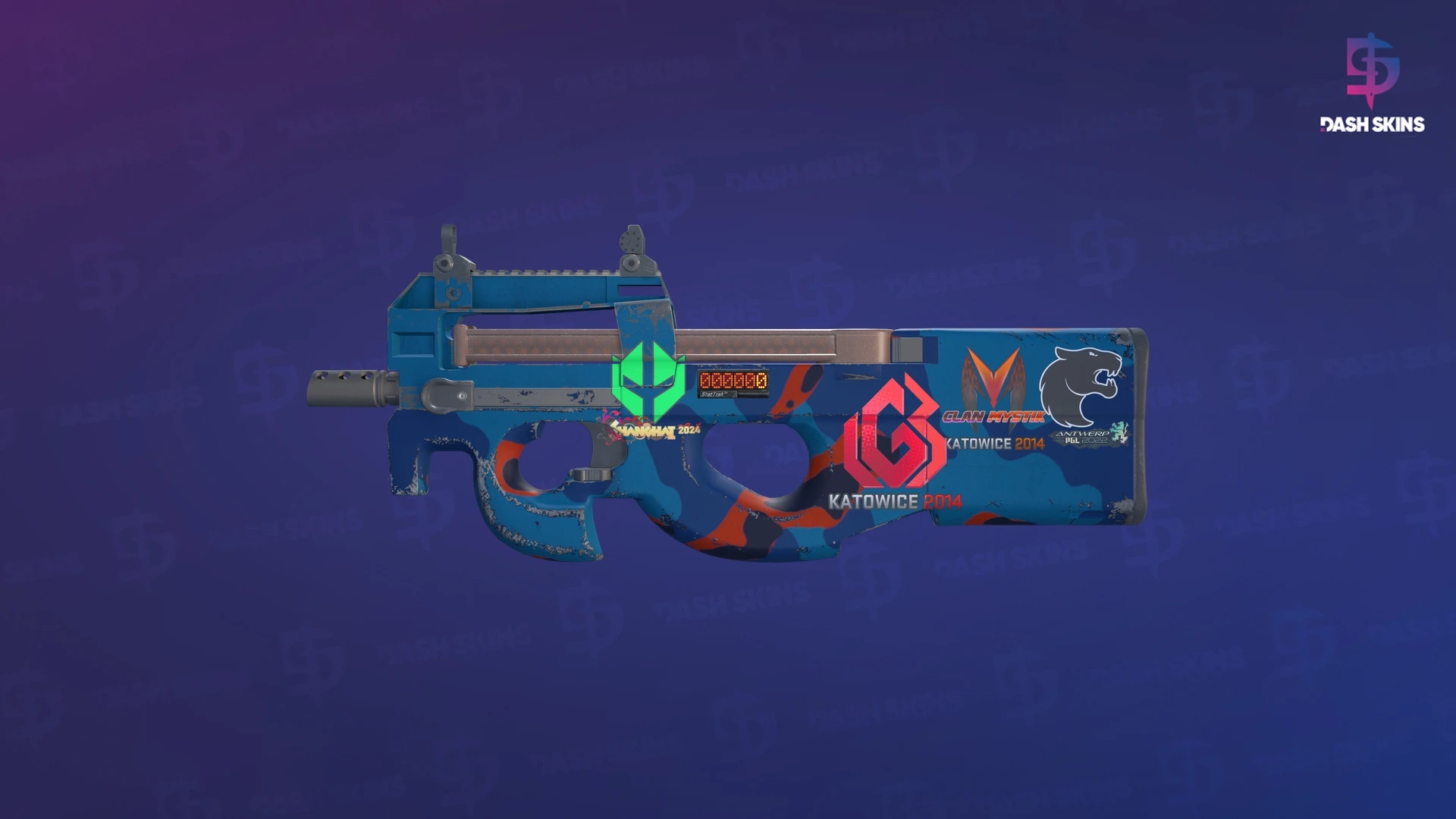 StatTrak™ P90 | Blind Spot (Minimal Wear) Screenshot Playside