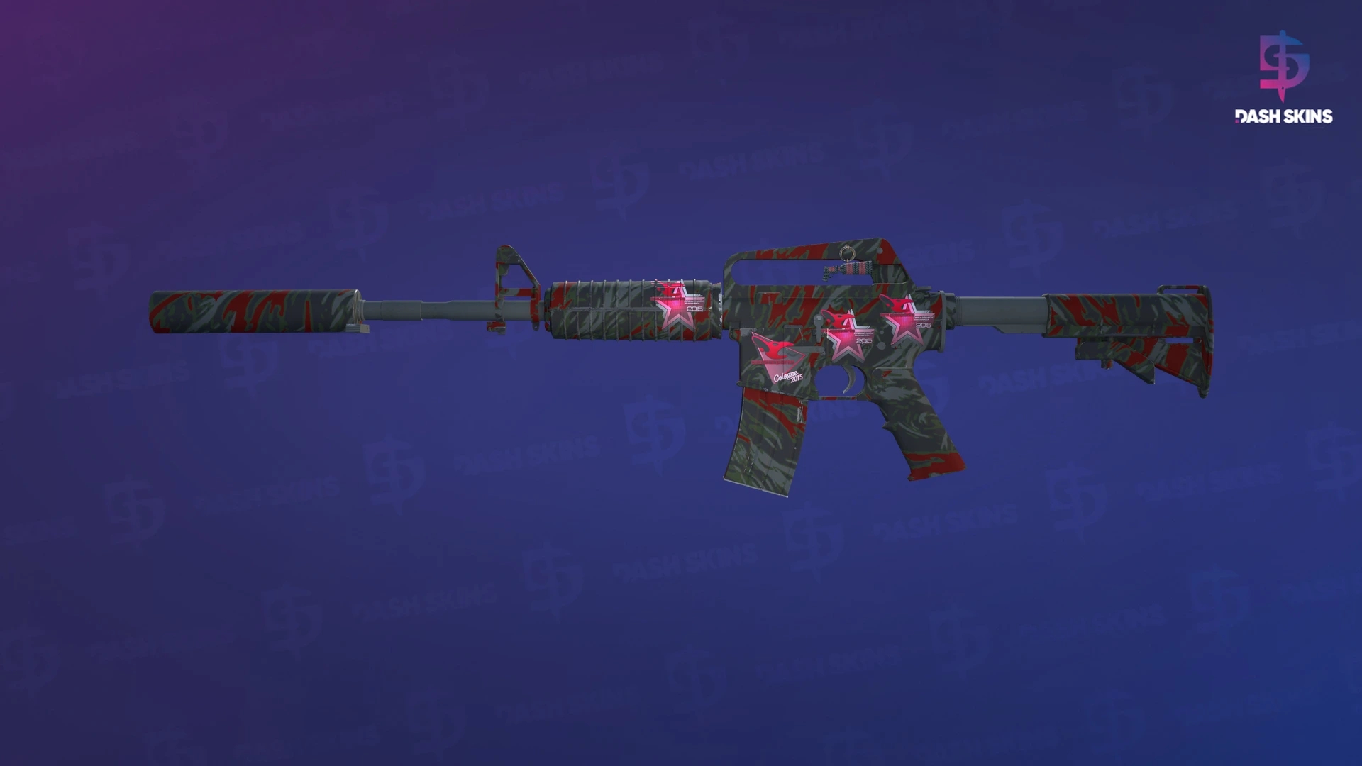 M4A1-S | Blood Tiger (Minimal Wear) Screenshot Playside