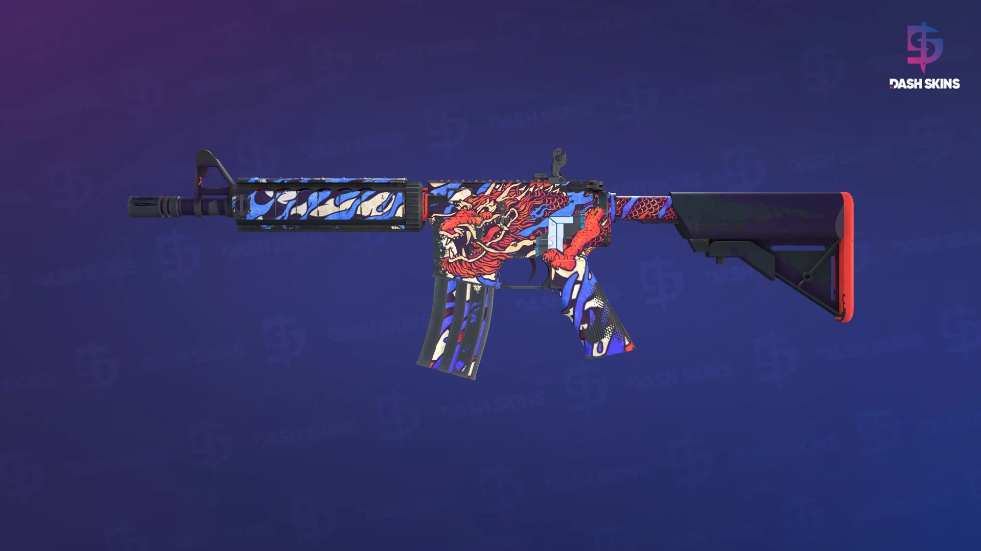 M4A4 | 龍王 (Dragon King) (Field-Tested) Screenshot Playside