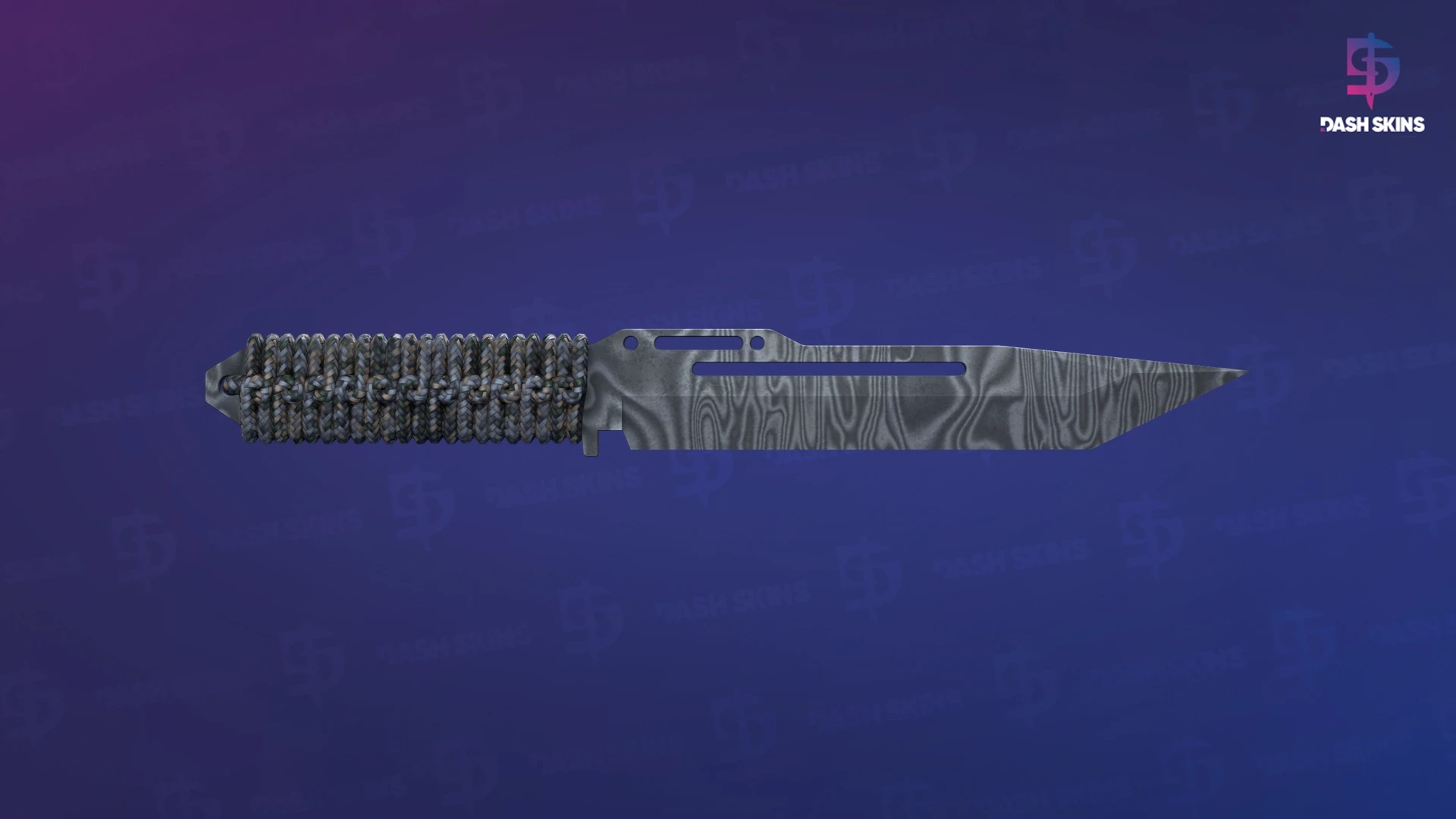 ★ Paracord Knife | Damascus Steel (Well-Worn) Screenshot Playside