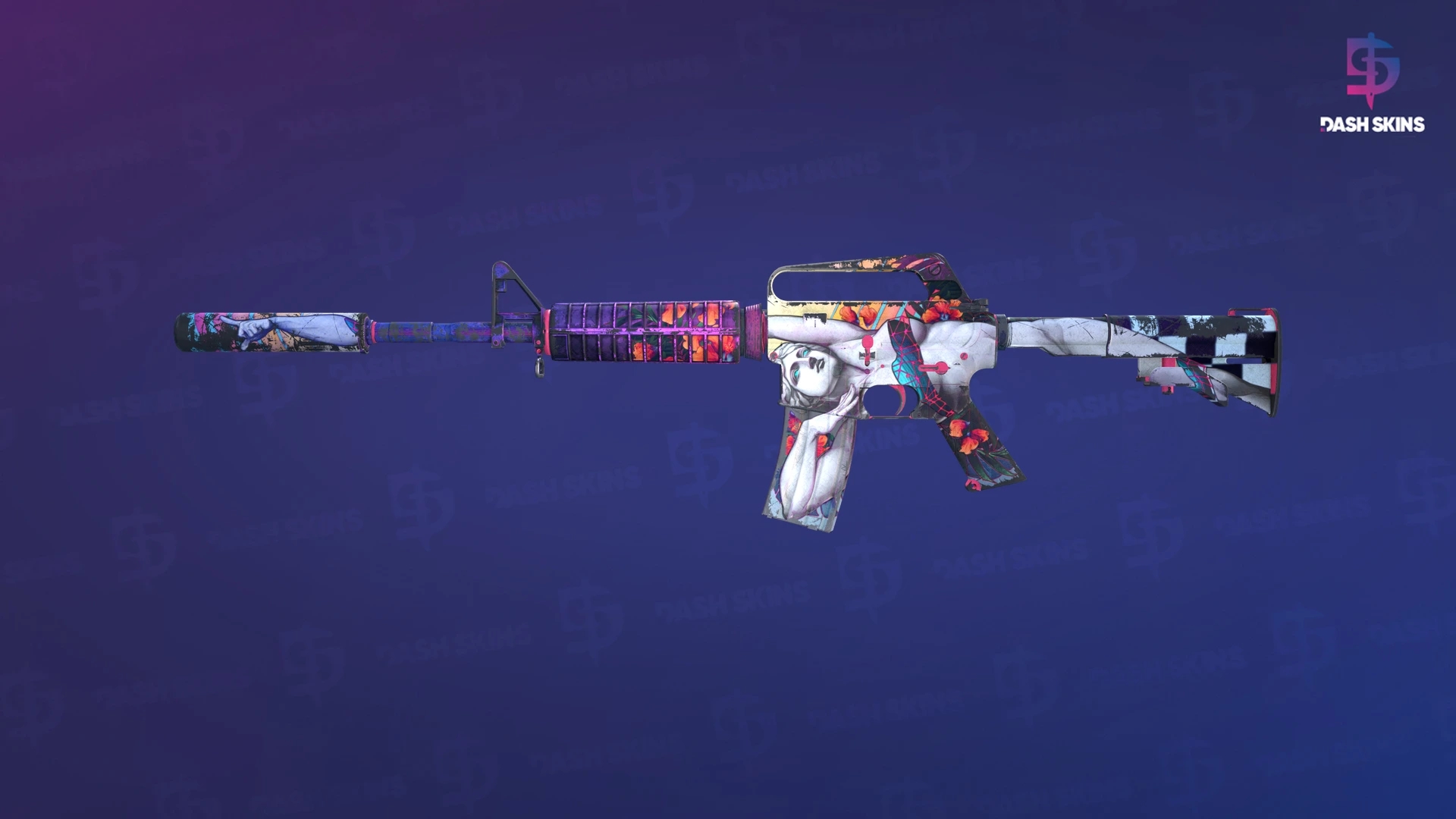 M4A1-S | Vaporwave (Field-Tested) Screenshot Playside