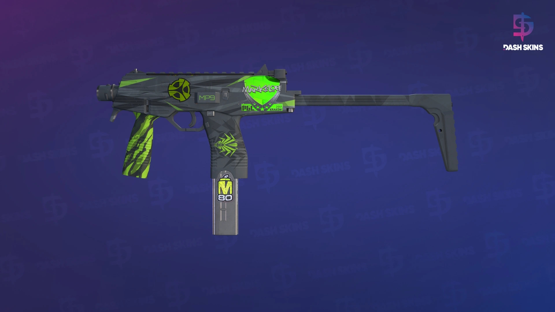 MP9 | Deadly Poison (Field-Tested) Screenshot Playside