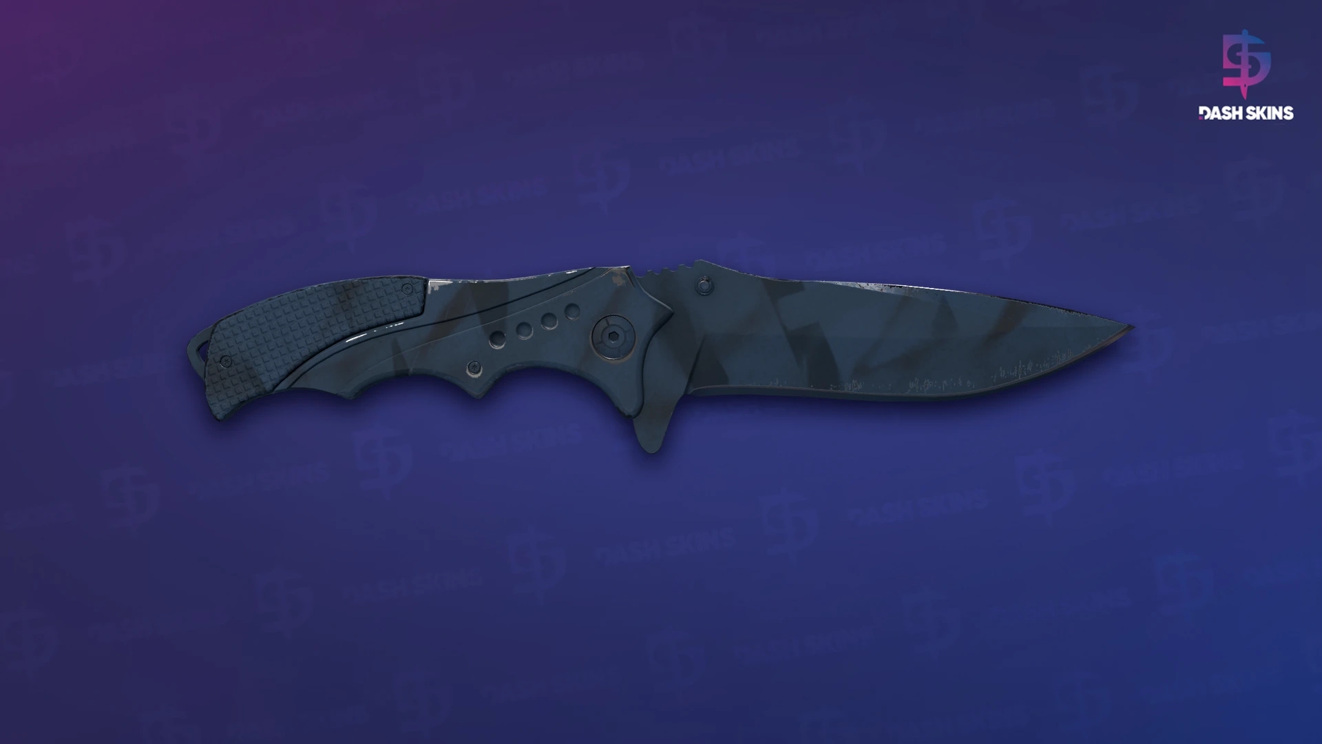 ★ Nomad Knife | Night Stripe (Well-Worn) Screenshot Playside