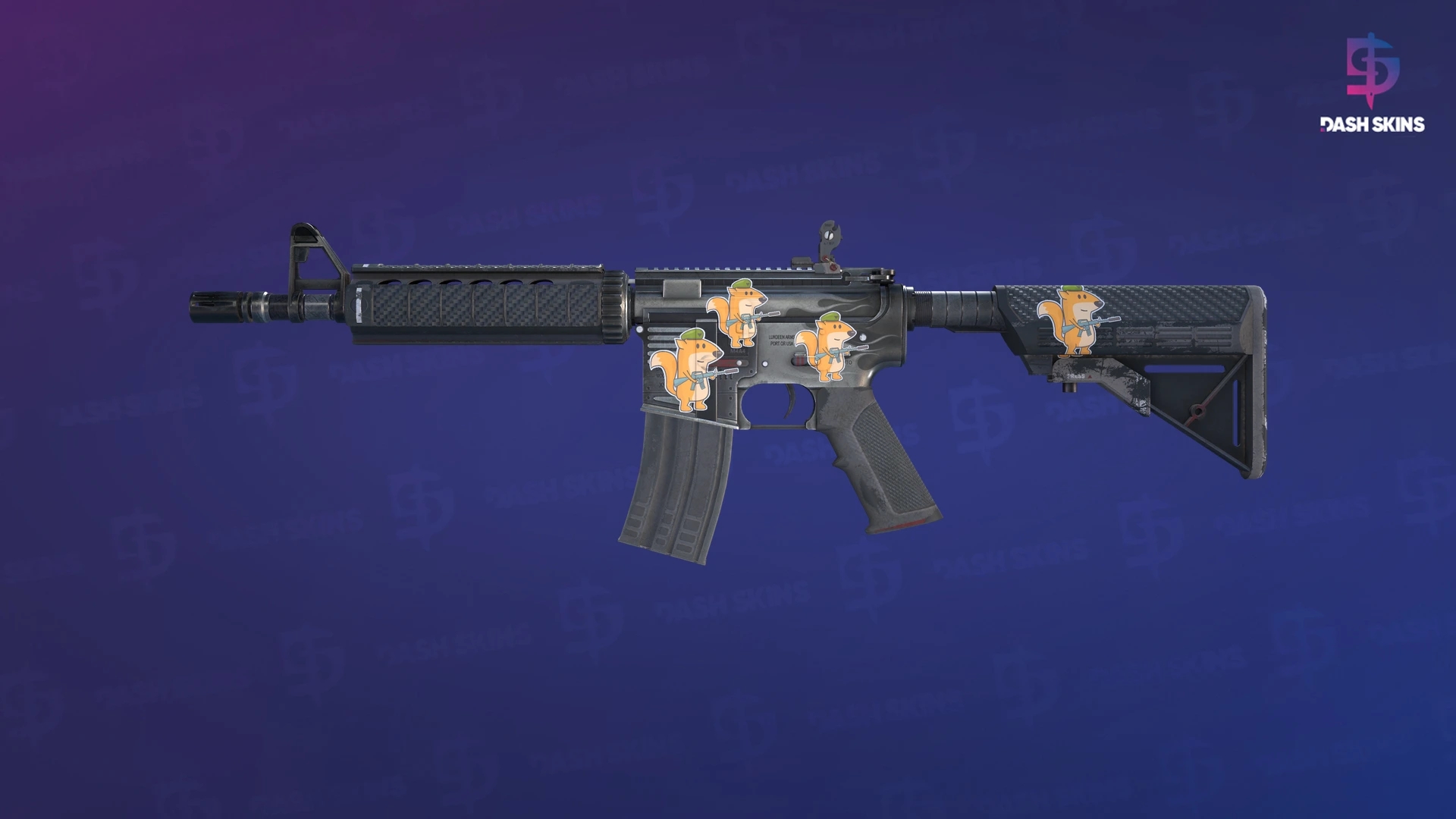 M4A4 | Magnesium (Battle-Scarred) Screenshot Playside