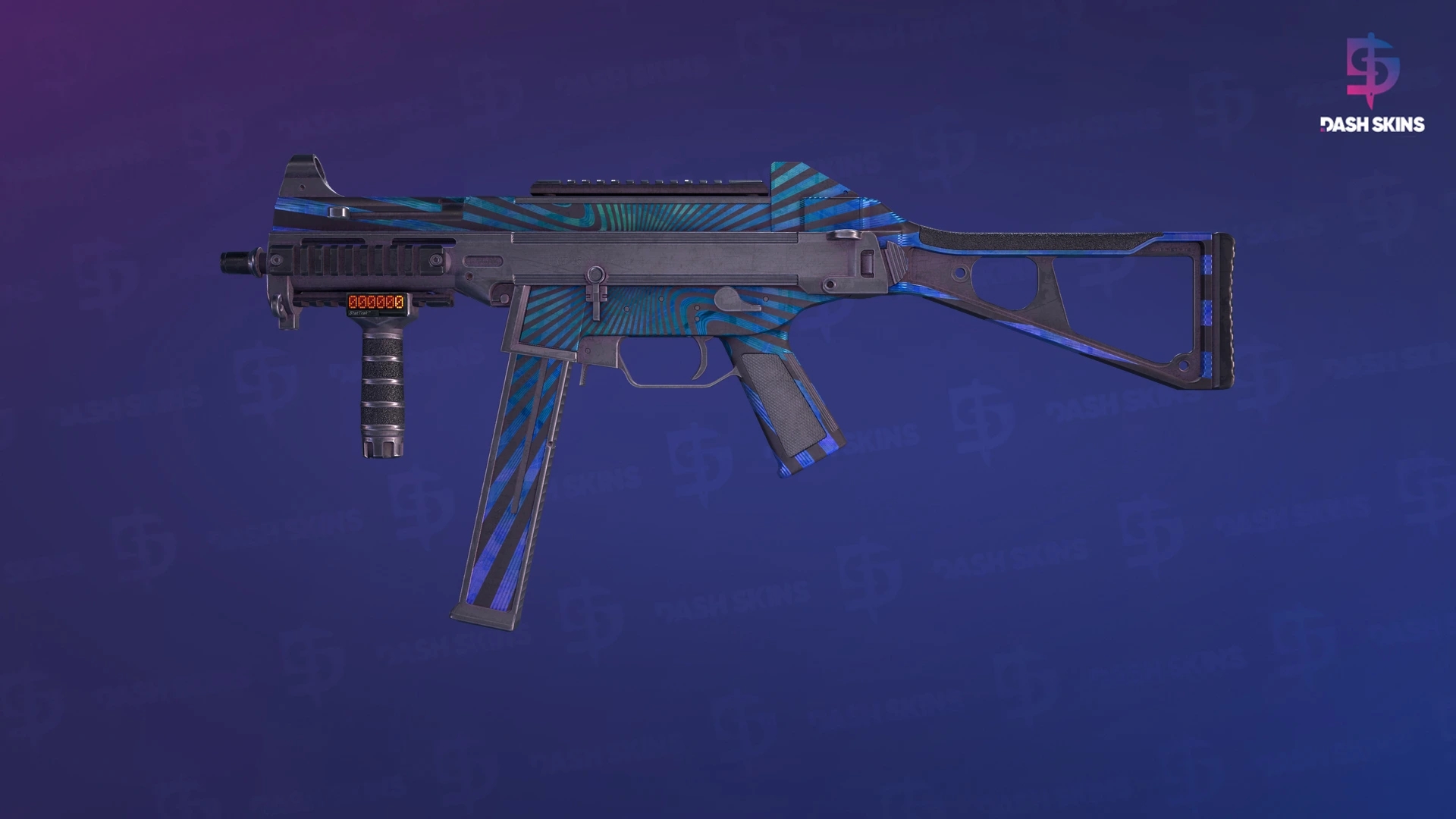 StatTrak™ UMP-45 | Continuum (Well-Worn) Screenshot Playside