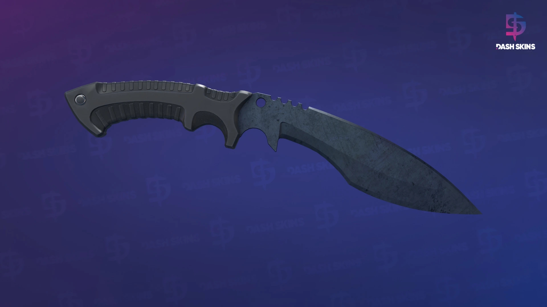 ★ Kukri Knife | Blue Steel (Battle-Scarred) Screenshot Playside