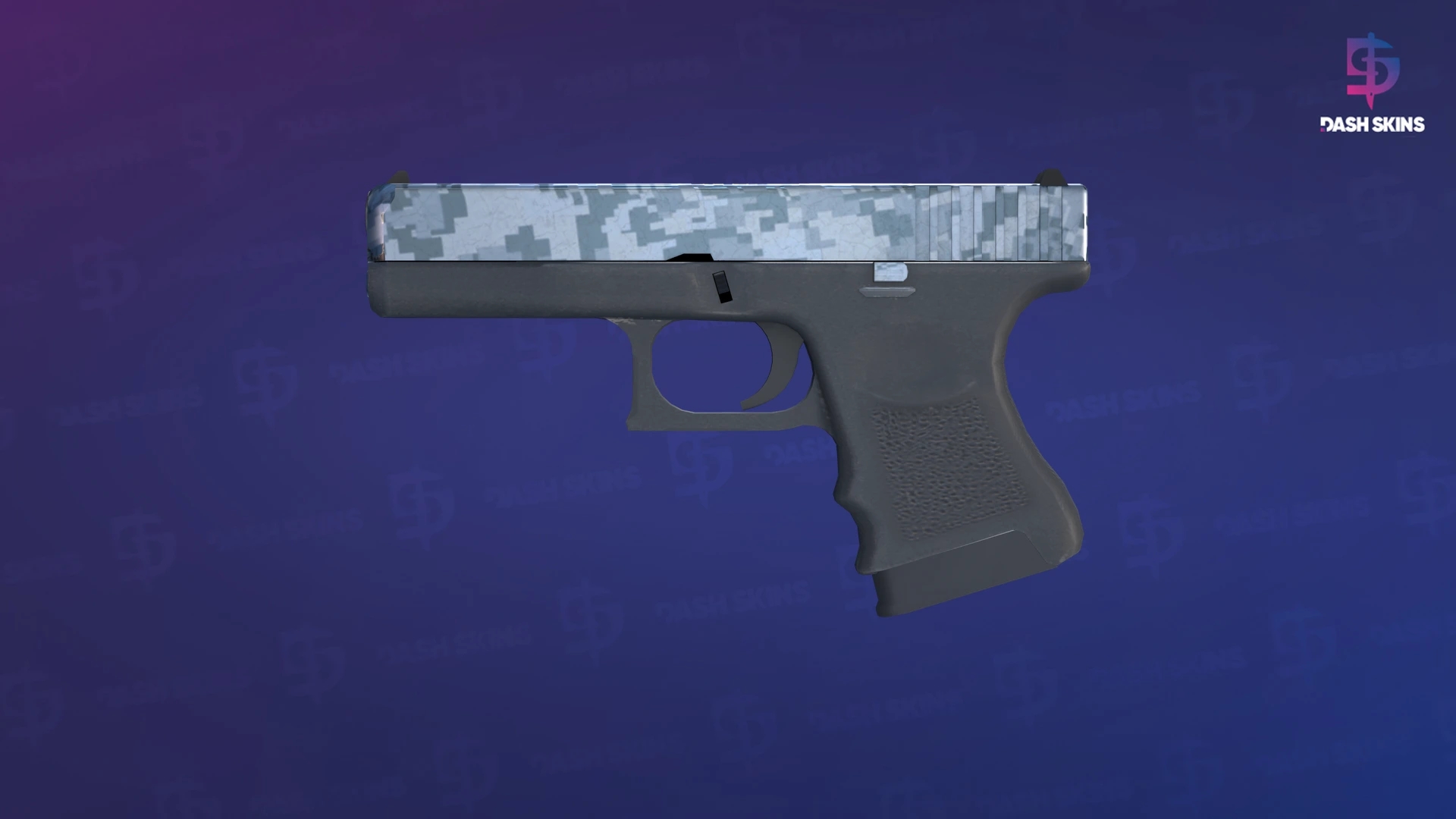 Glock-18 | Steel Disruption (Minimal Wear) Screenshot Playside