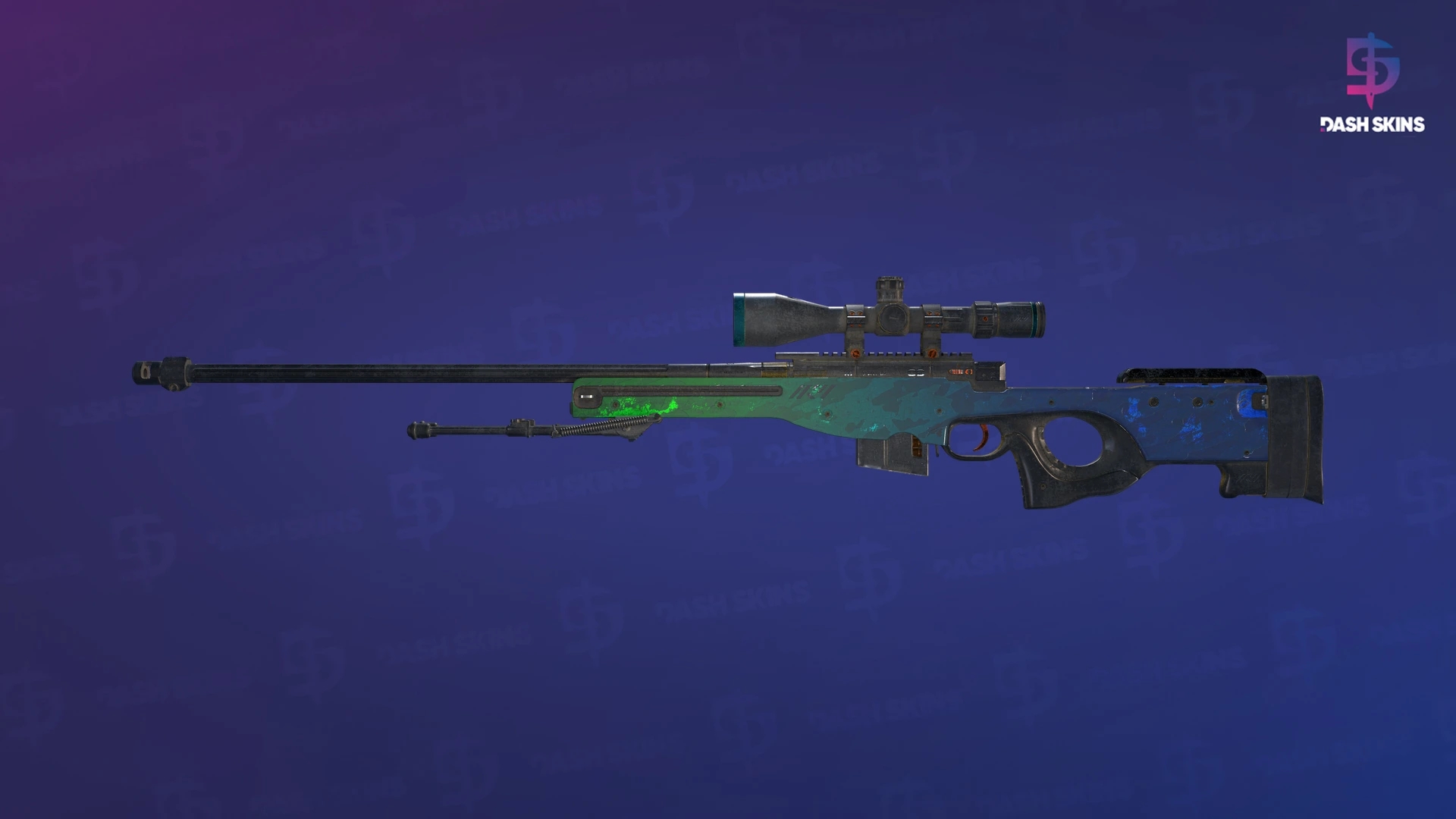 AWP | Ice Coaled (Battle-Scarred) Screenshot Playside