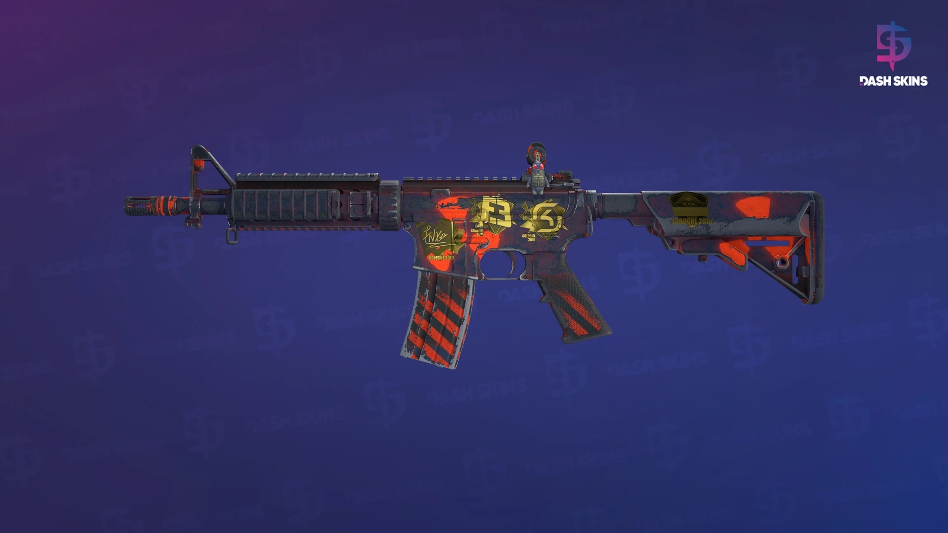 Souvenir M4A4 | Radiation Hazard (Field-Tested) Screenshot Playside