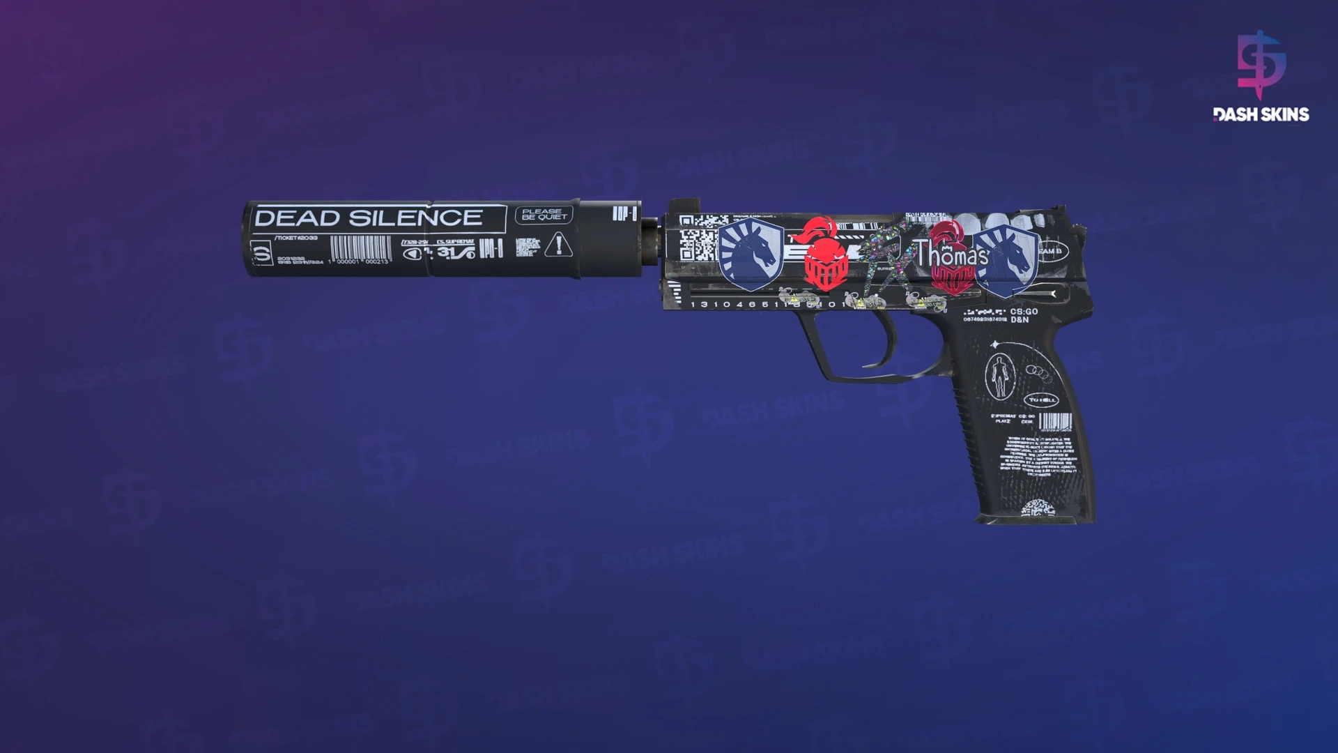 USP-S | Ticket to Hell (Field-Tested) Screenshot Playside