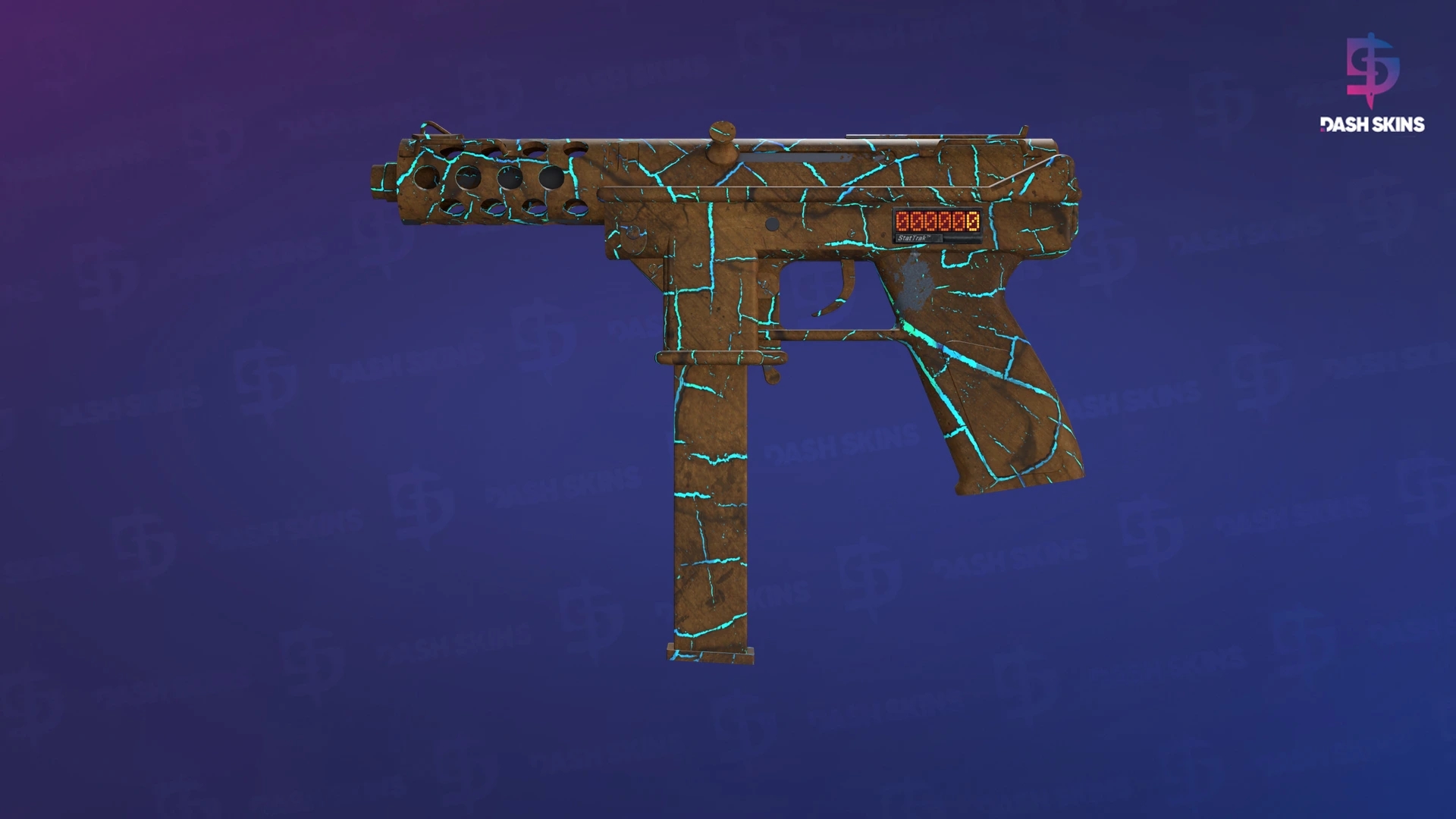StatTrak™ Tec-9 | Cracked Opal (Minimal Wear) Screenshot Playside