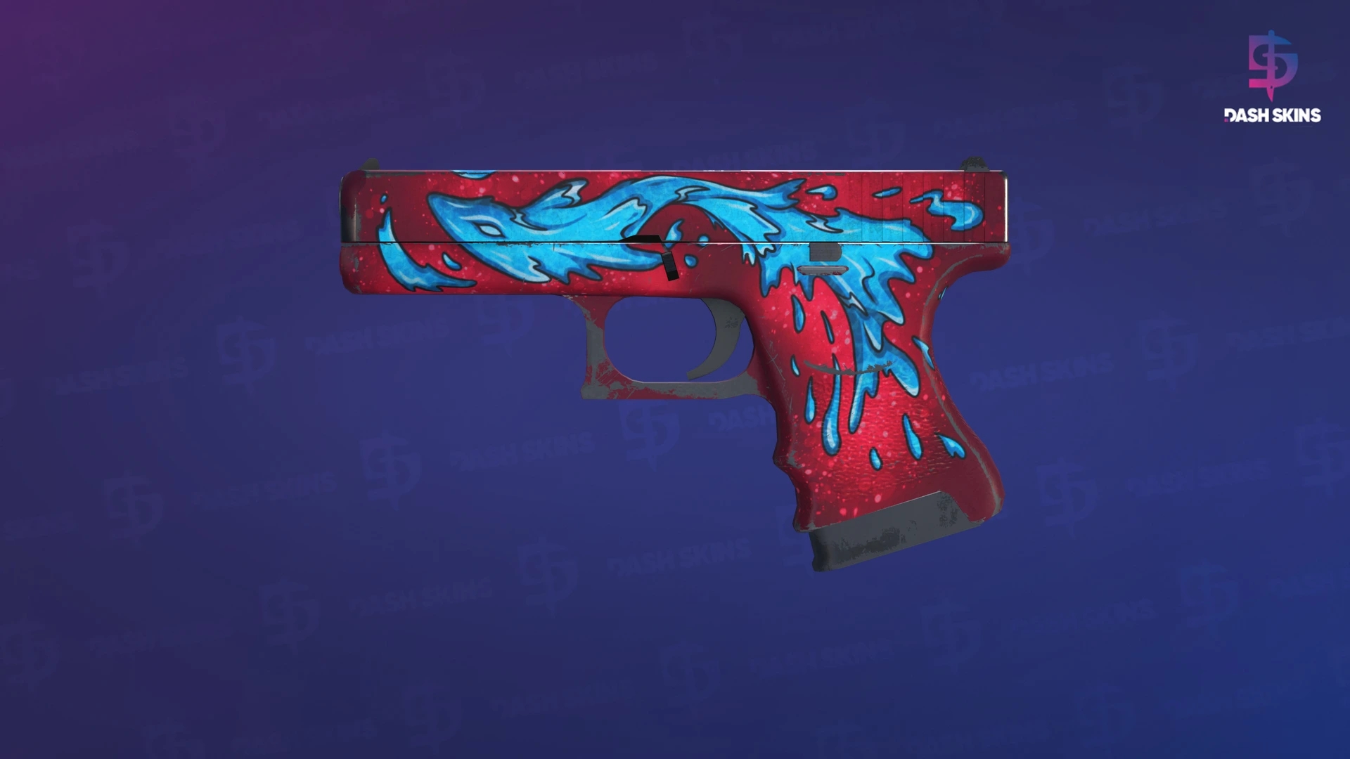 Glock-18 | Water Elemental (Field-Tested) Screenshot Playside