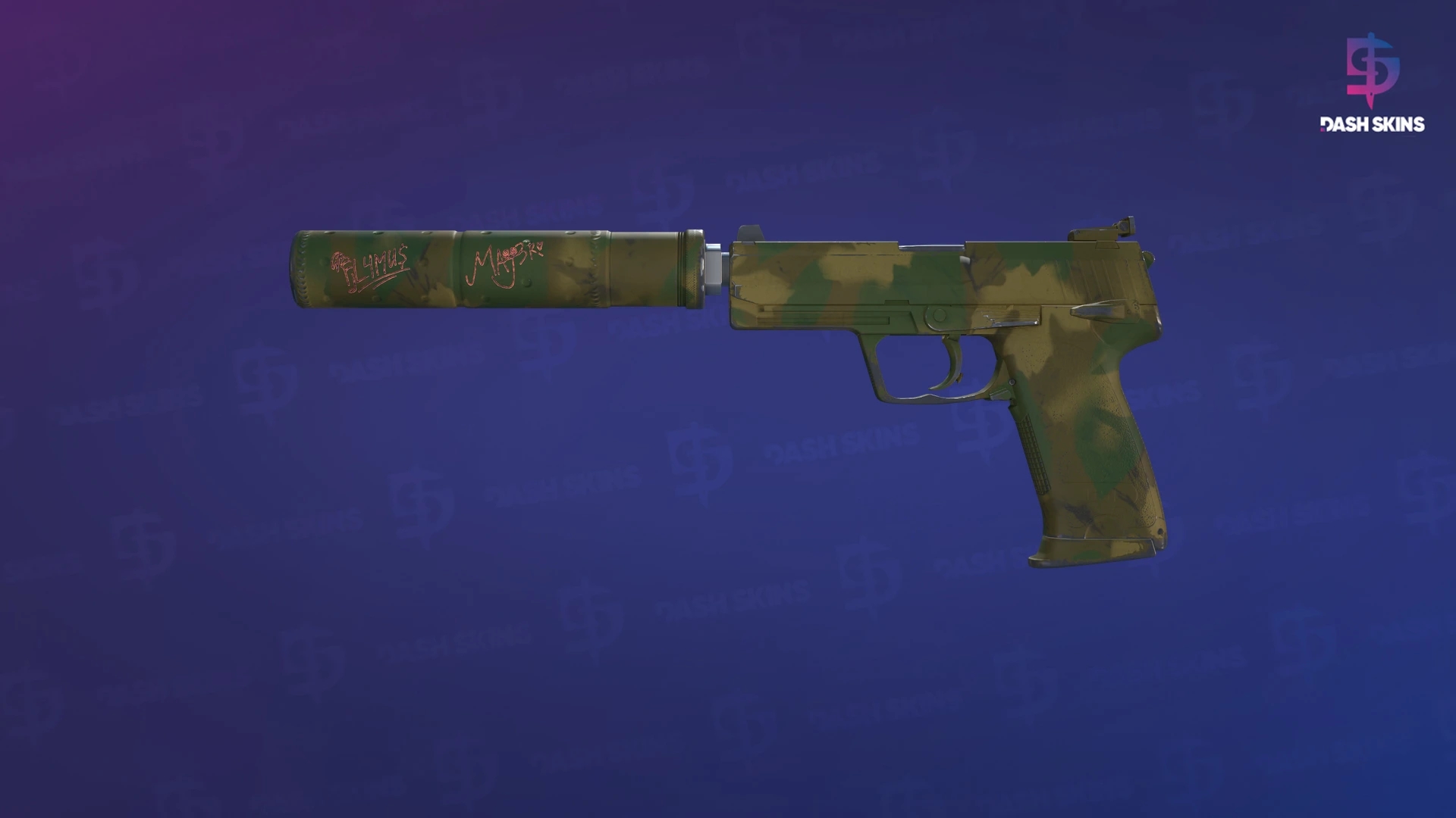 USP-S | Forest Leaves (Minimal Wear) Screenshot Playside